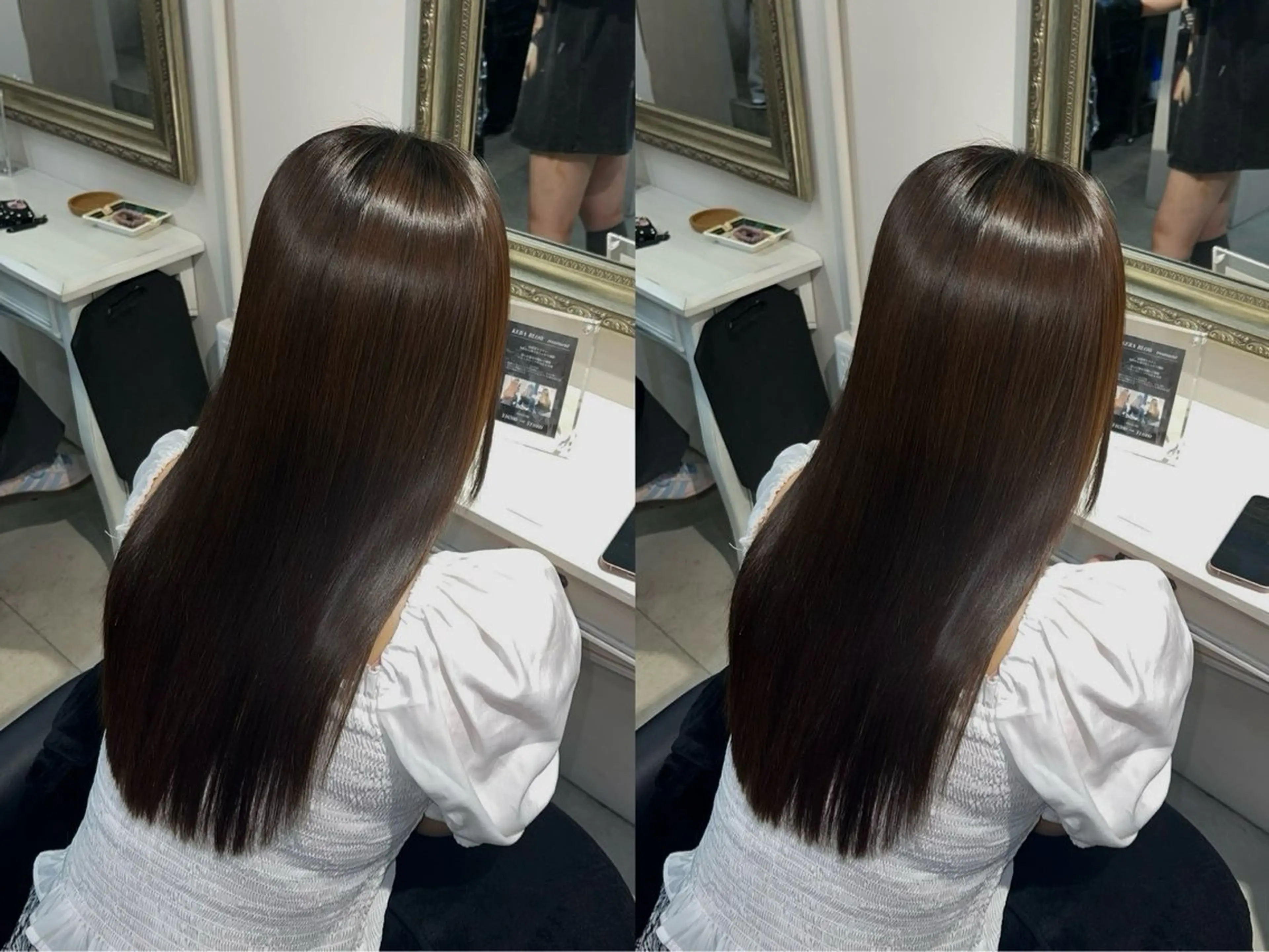 セミロング 縮毛矯正 髪質改善/美髪矯正 /縮毛矯正/野沢のヘアスタイル