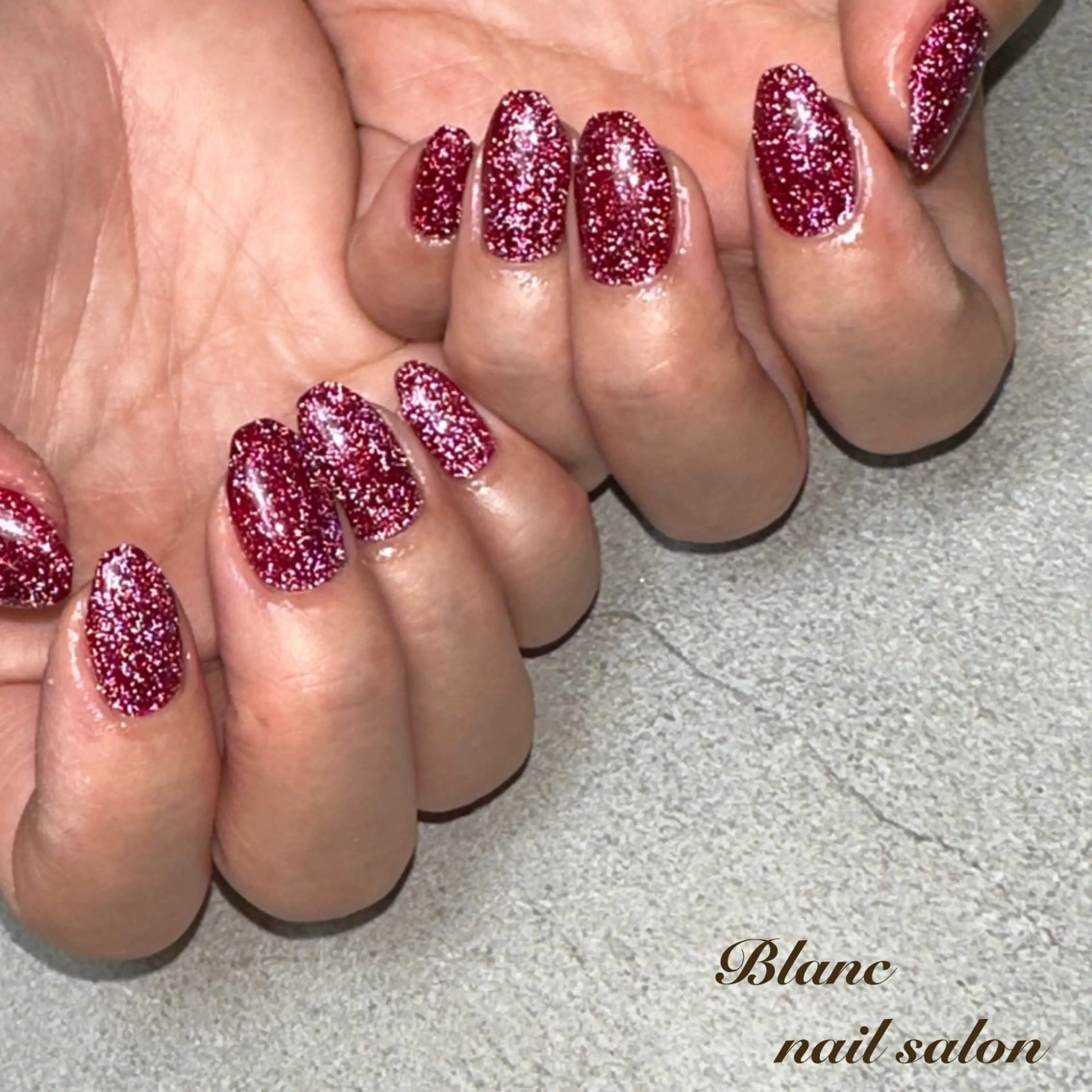 ネイル フラッシュネイル Blanc ブランのネイルデザイン