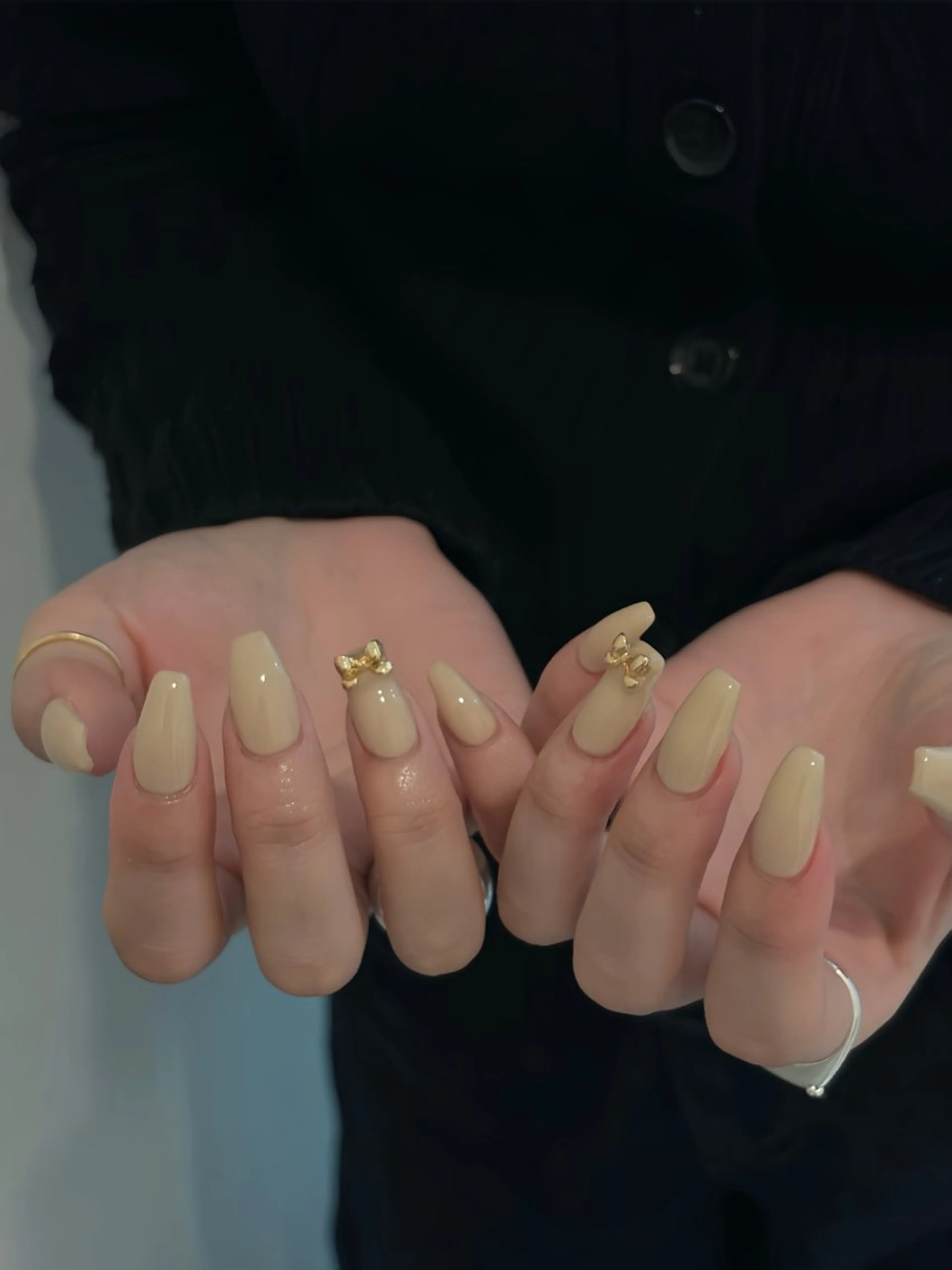 ネイル リボン ハンドネイル filonnail Juna💍のネイルデザイン