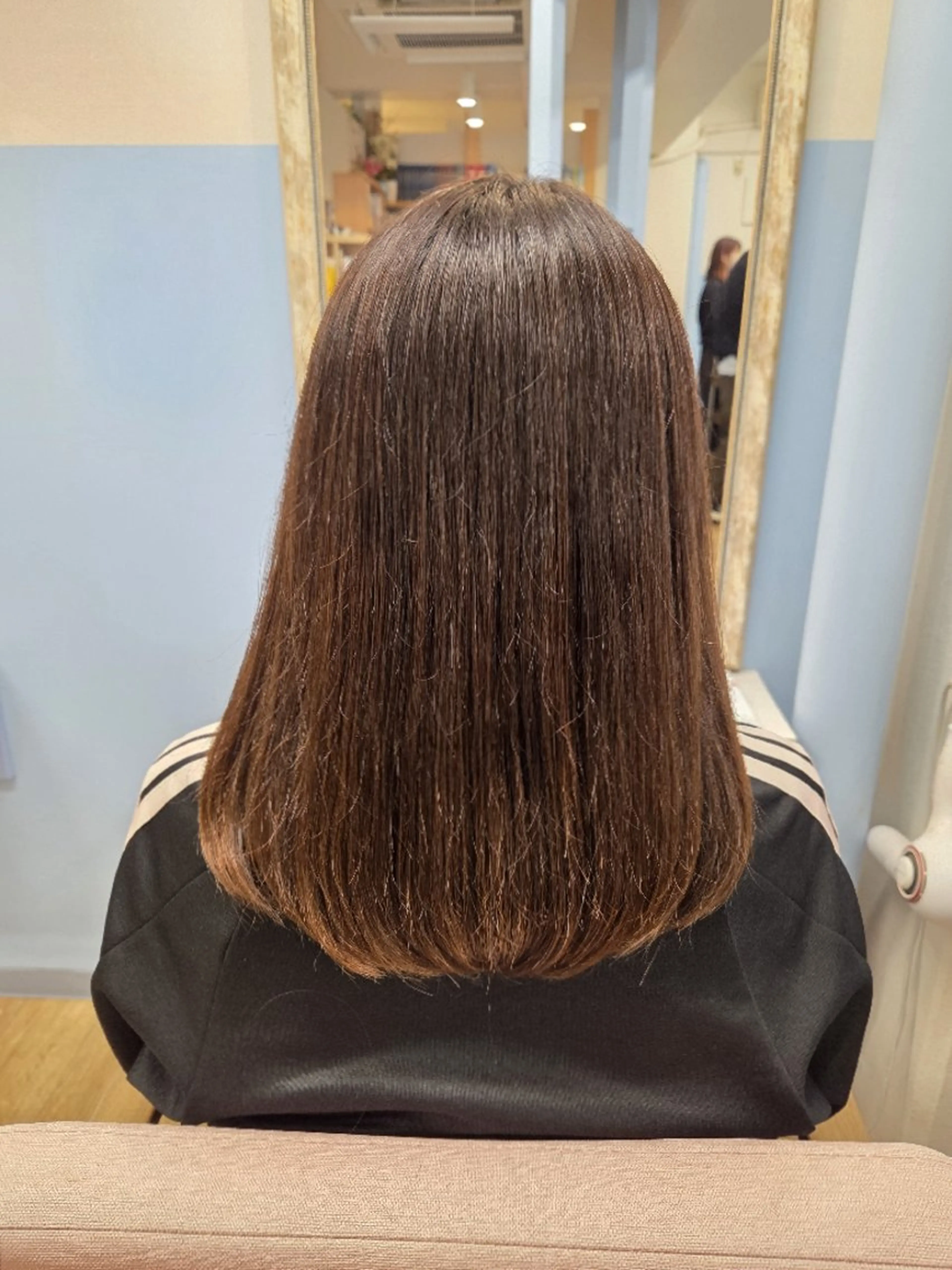 ミディアム カラー カット ヘアカラー のむら りさのヘアスタイル