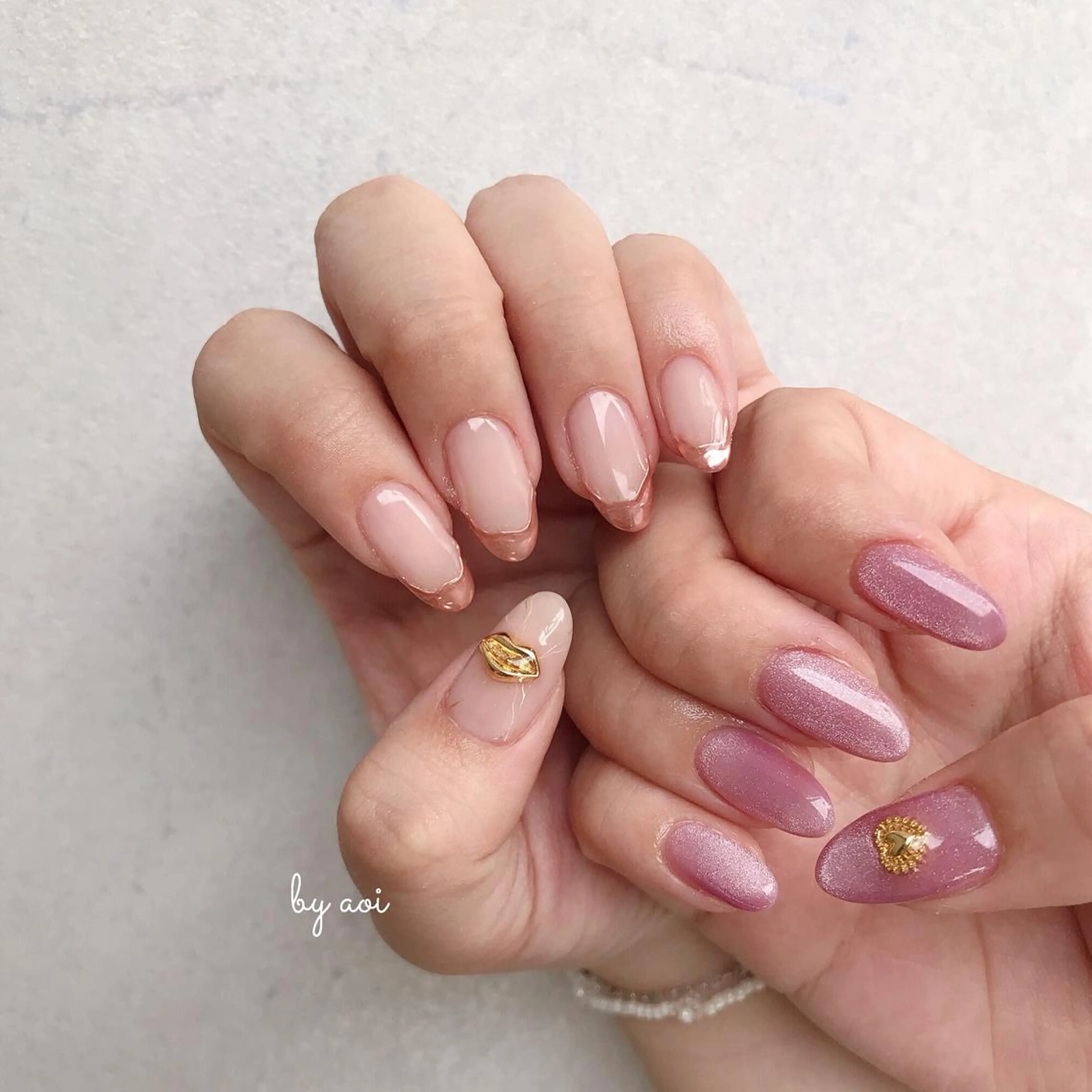 ネイル ピンク ハンドネイル フットネイル Utopia nail_のネイルデザイン