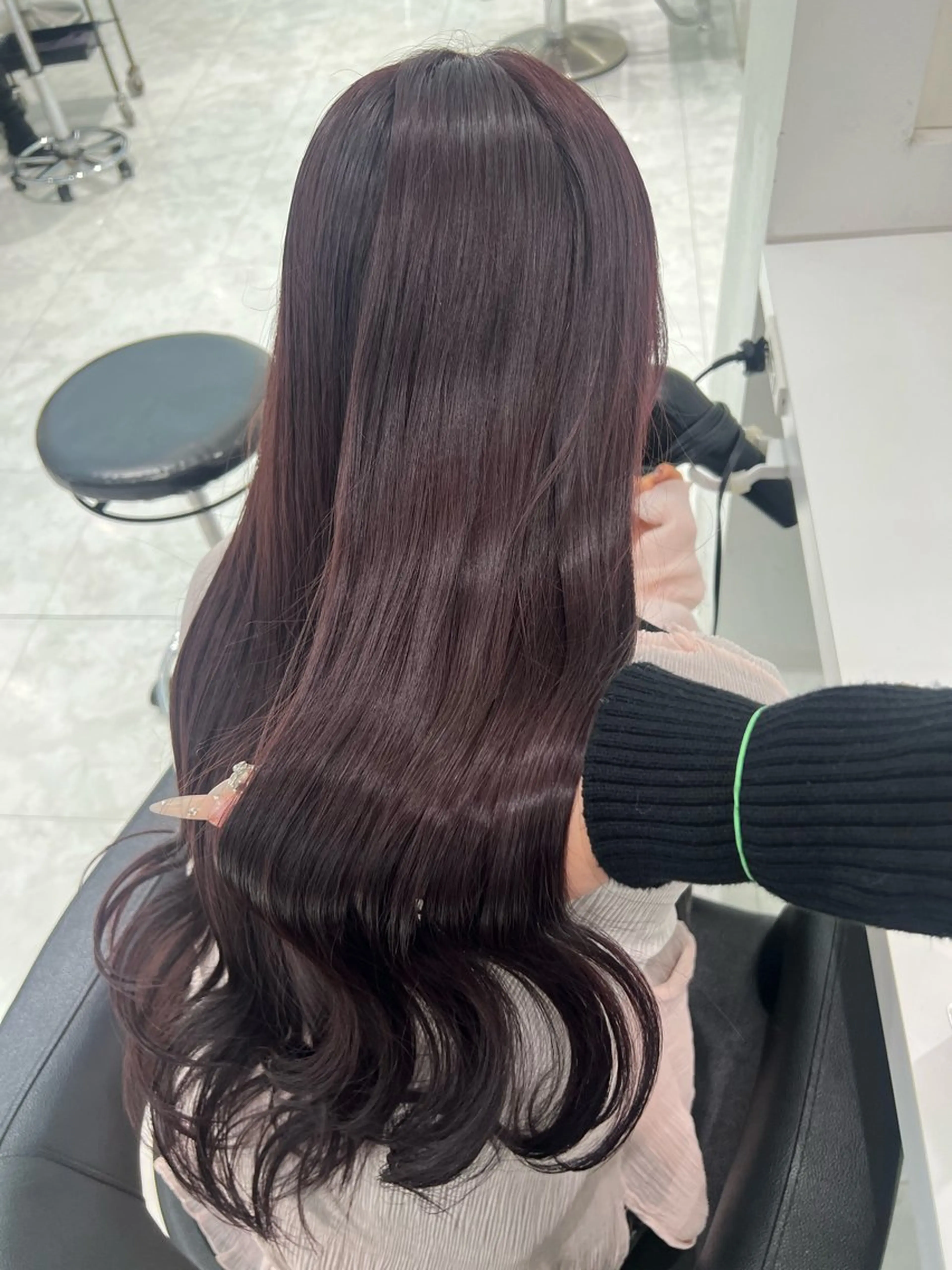 ロング カラー ブリーチ ダブルカラー ラベンダーカラー ブリーチなしカラー ヘアカラー トリートメント ブリーチなし特化 美容師💖SAE💖のヘアスタイル