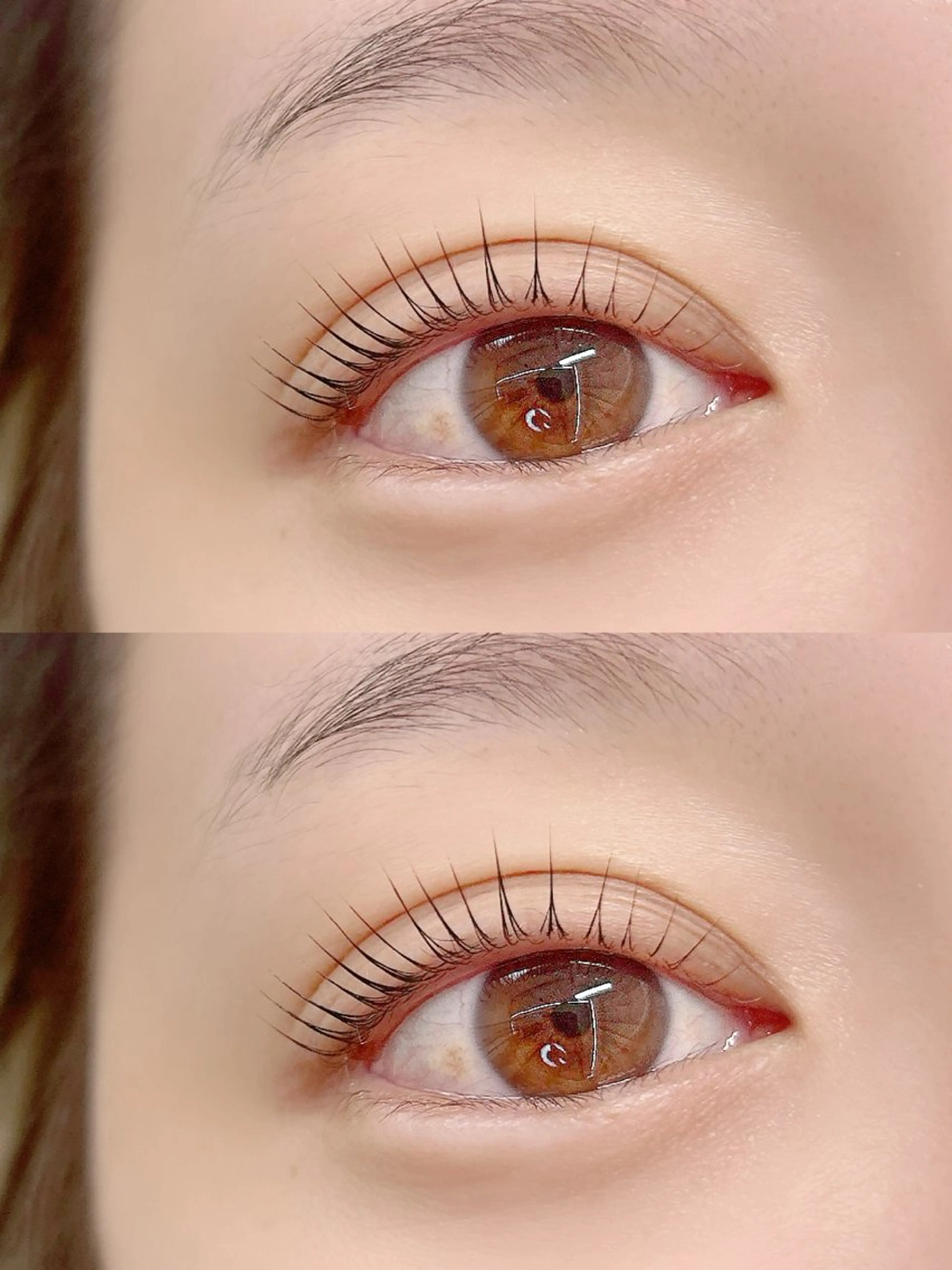 マツエク・マツパ パリジェンヌラッシュリフト total beauty salon felic'ita所属・LED/パリエク/ 上下/束感まつげのマツエク・マツパデザイン