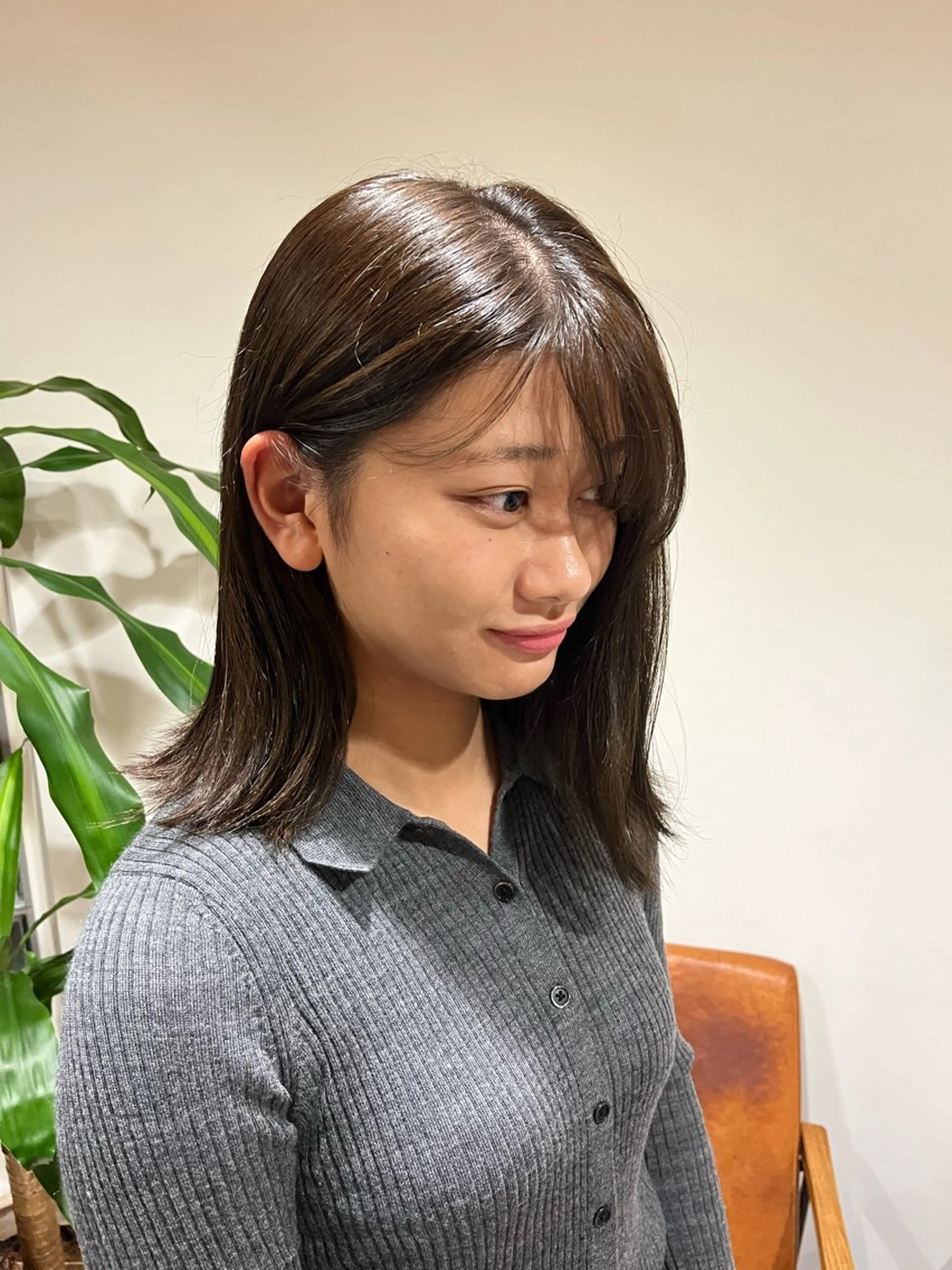 ミディアム カット 梅田美容室/カット /Maoのヘアスタイル