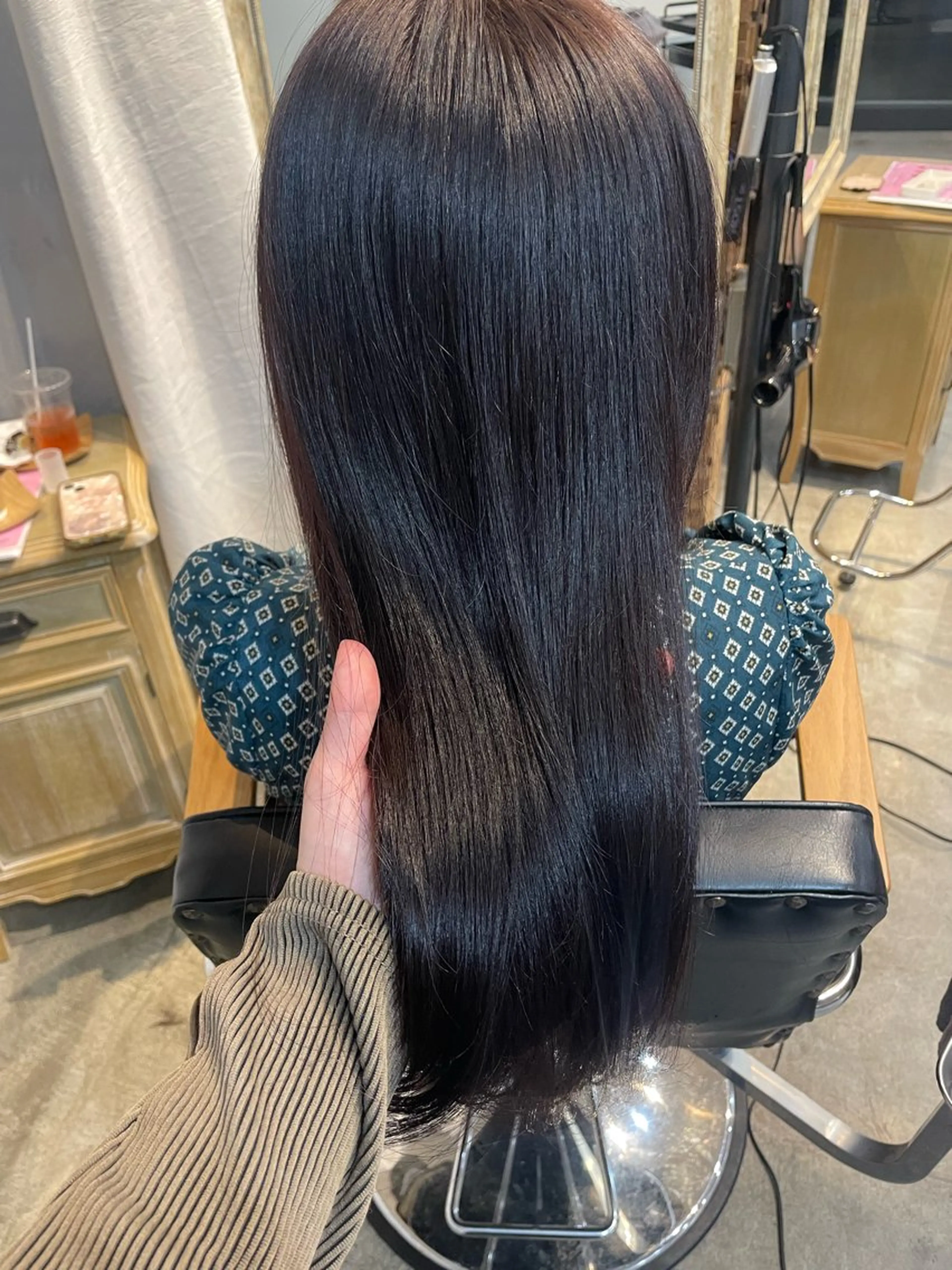 ロング カラー ラベンダーカラー トリートメント カット ヘアカラー 顔周りカット 🎀サヤカ🎀のヘアスタイル