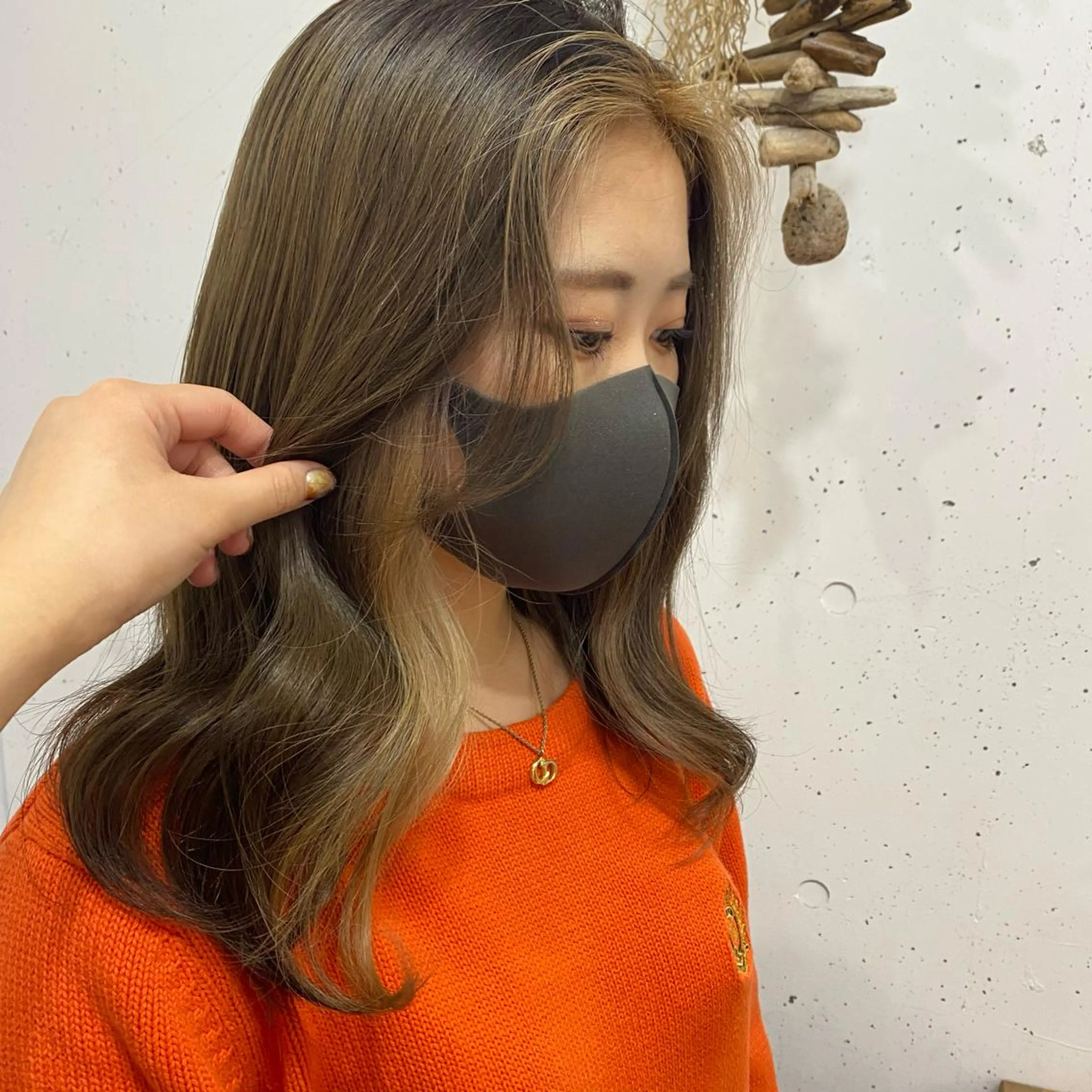 ミディアム カラー 🪭risa 暖色/レイヤー🪭のヘアスタイル