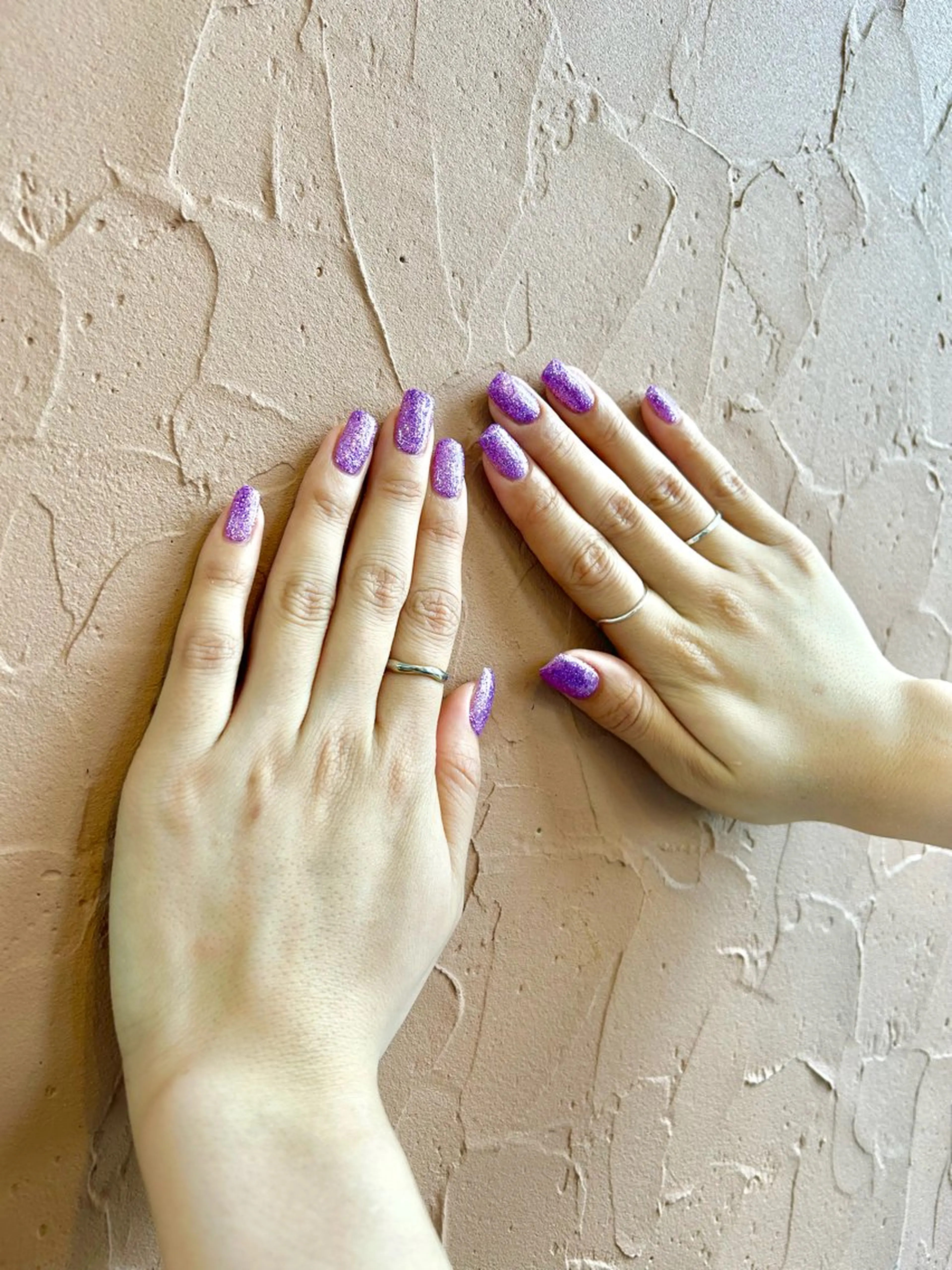 ネイル ラメ(グリッター) ワンカラーネイル 久保田 千晴のネイルデザイン