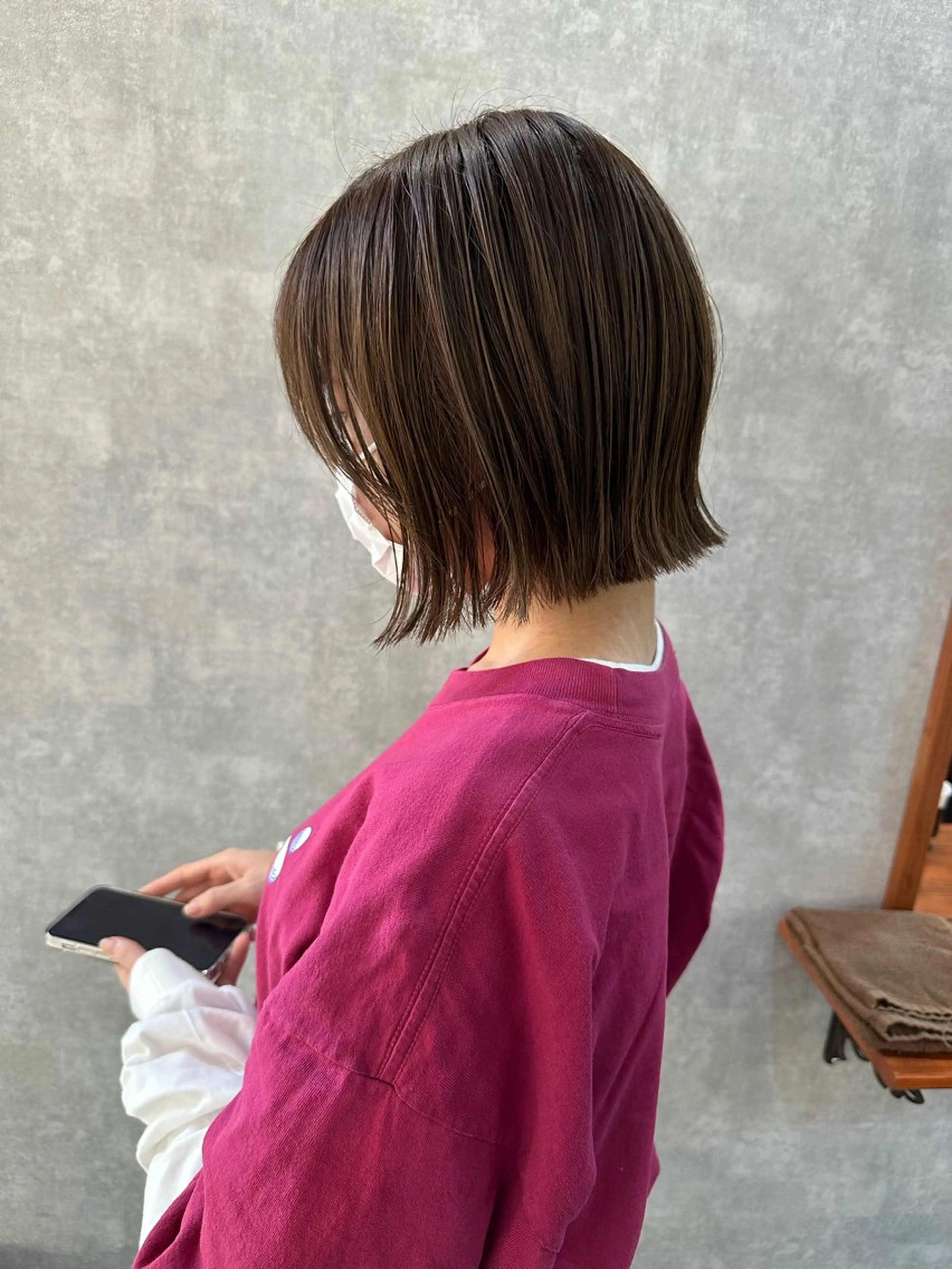 ショート 切りっぱなしボブ ショートボブ ハンサムショート 丸みショート ボブ カット ヘアカラー トリートメント C’LD hair  produce /シールドヘア所属・モテ髪/ボブ/ショー ト/アダチフウトのヘアスタイル