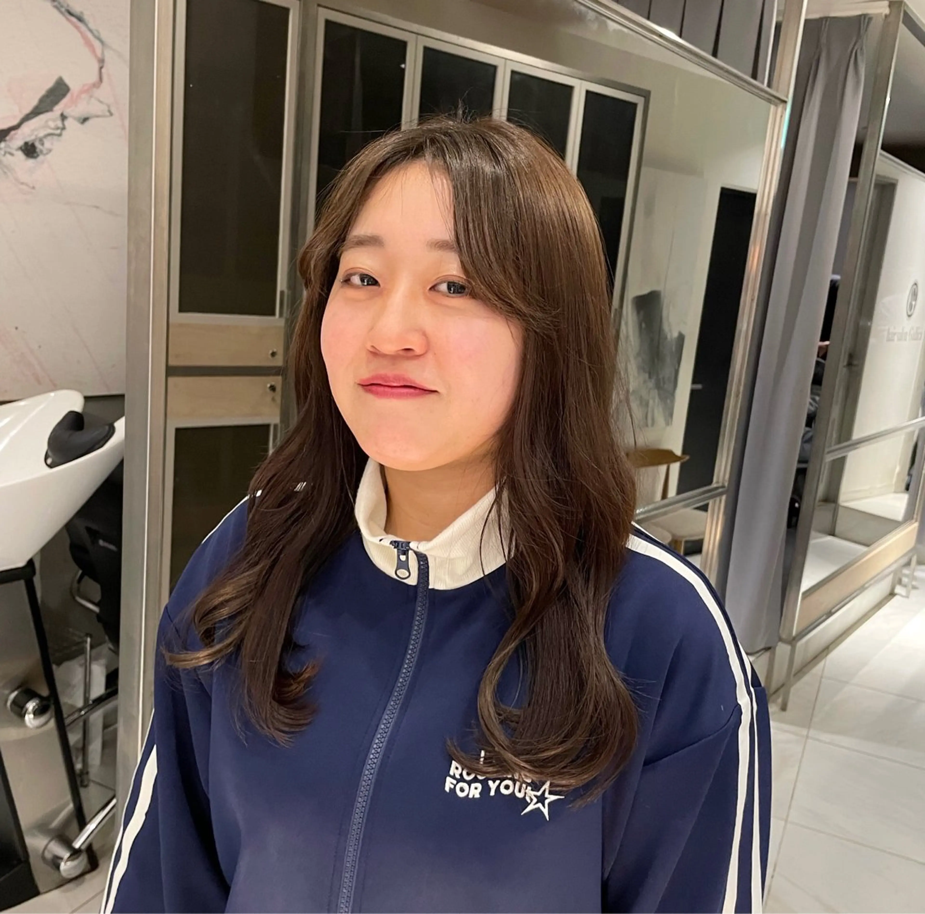 セミロング カラー ヘアアレンジ 艶髪/レイヤーカット 🐣misakiのヘアスタイル