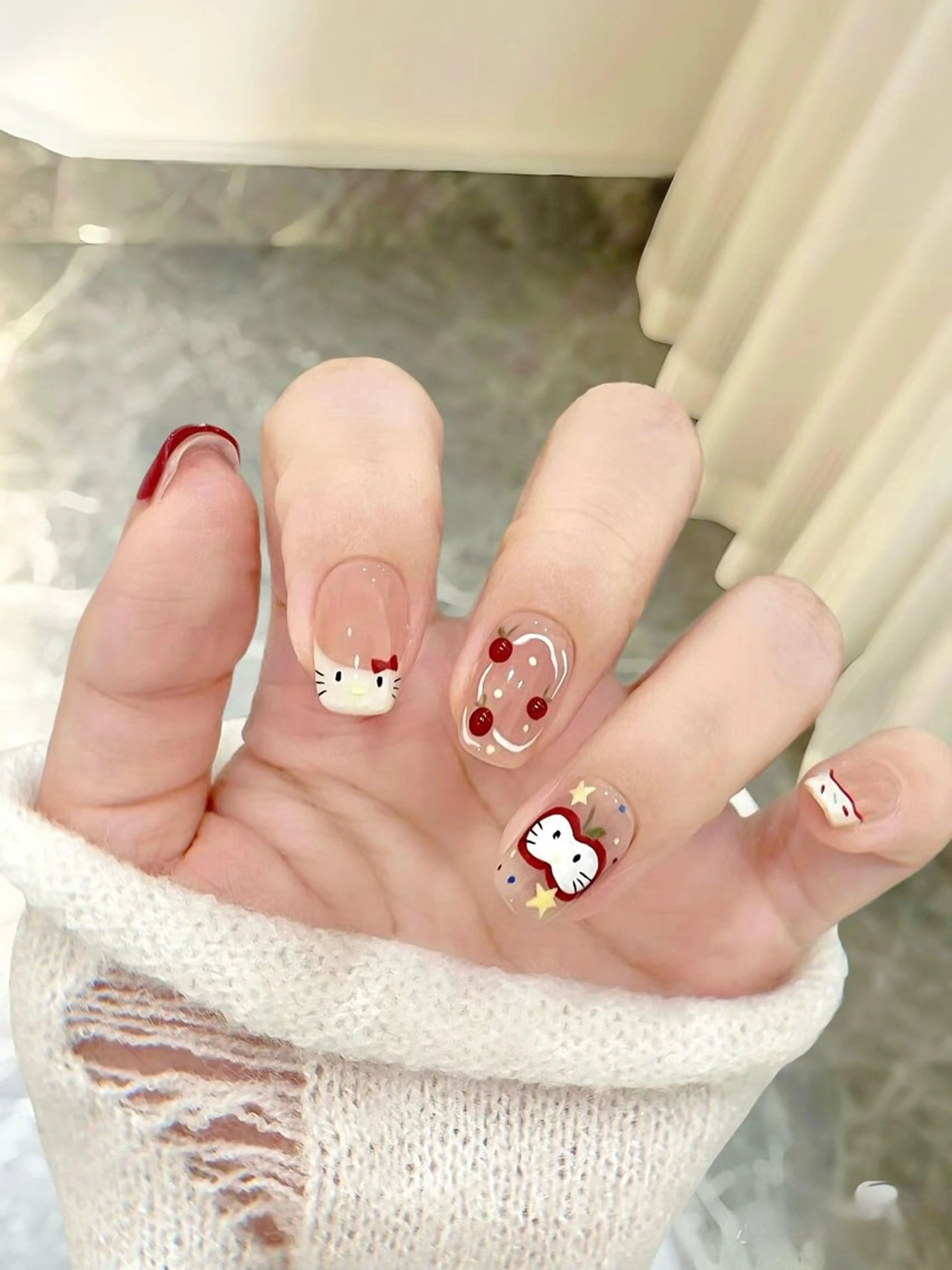 ネイル ハンドネイル 🩵Minmin nail salonのネイルデザイン
