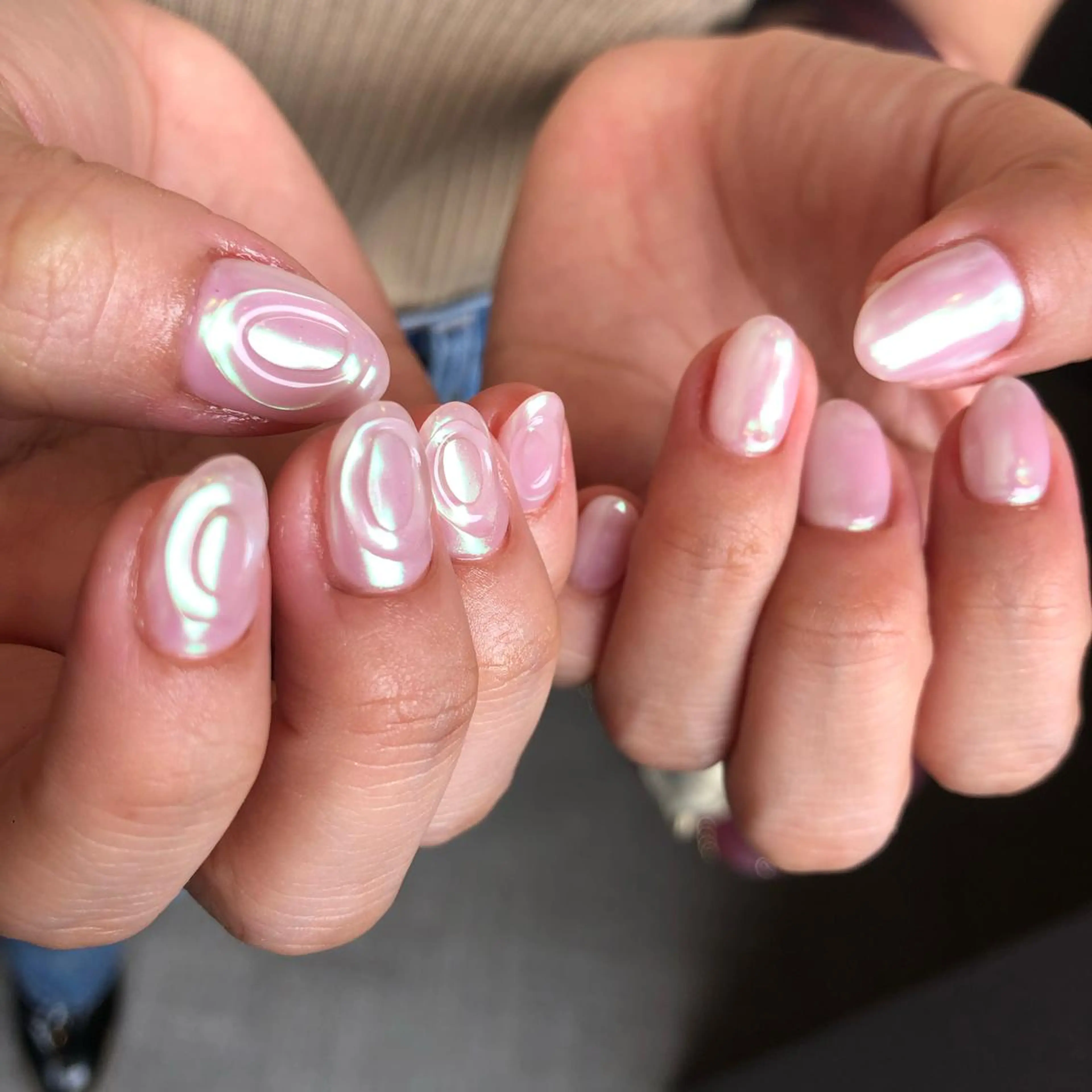 ロング カラー ヘアアレンジ キッズ ネイル マツエク・マツパ 福田 加奈のネイルデザイン