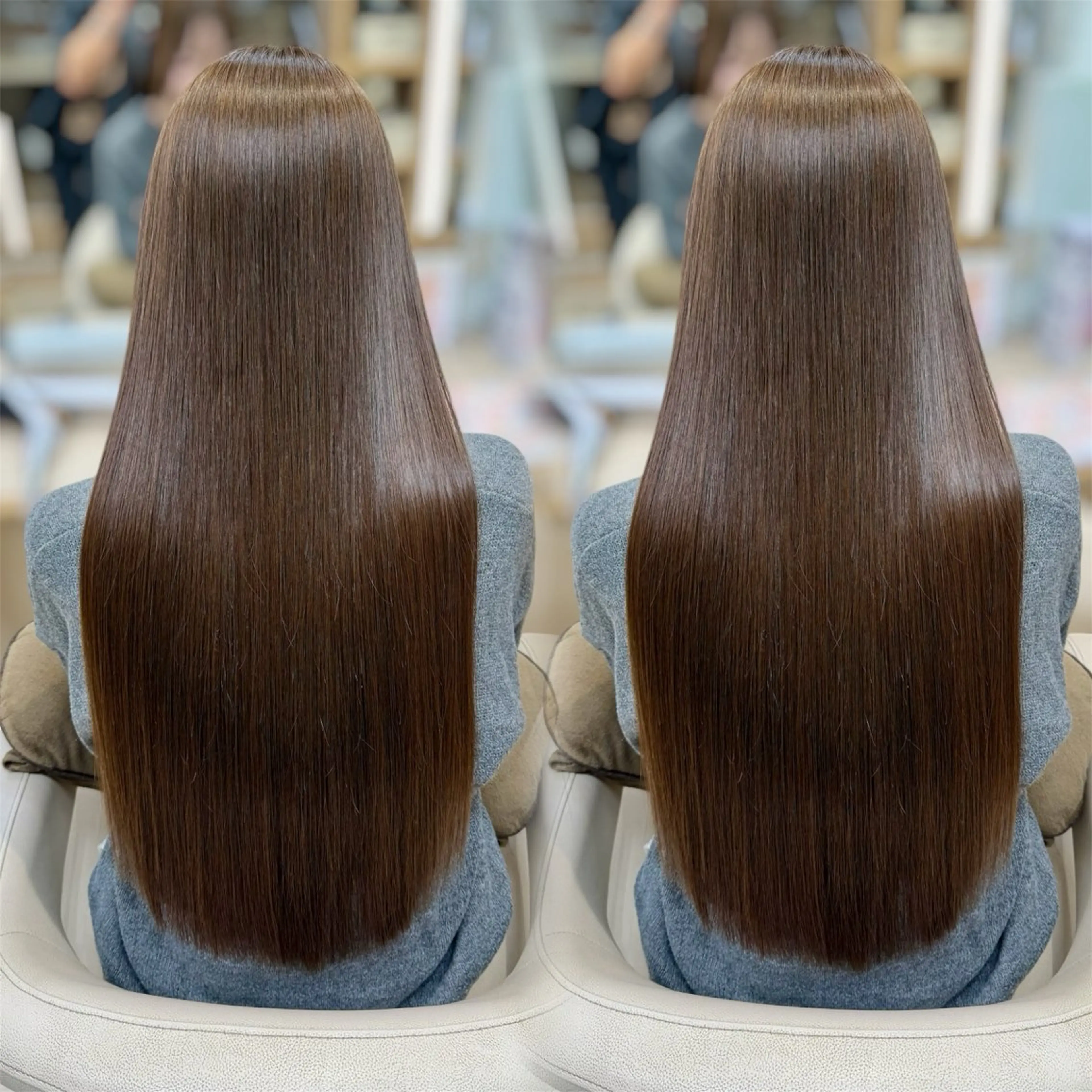 🧚ケアもしたい方🧚ワンカラー+つやつやな髪に～の写真