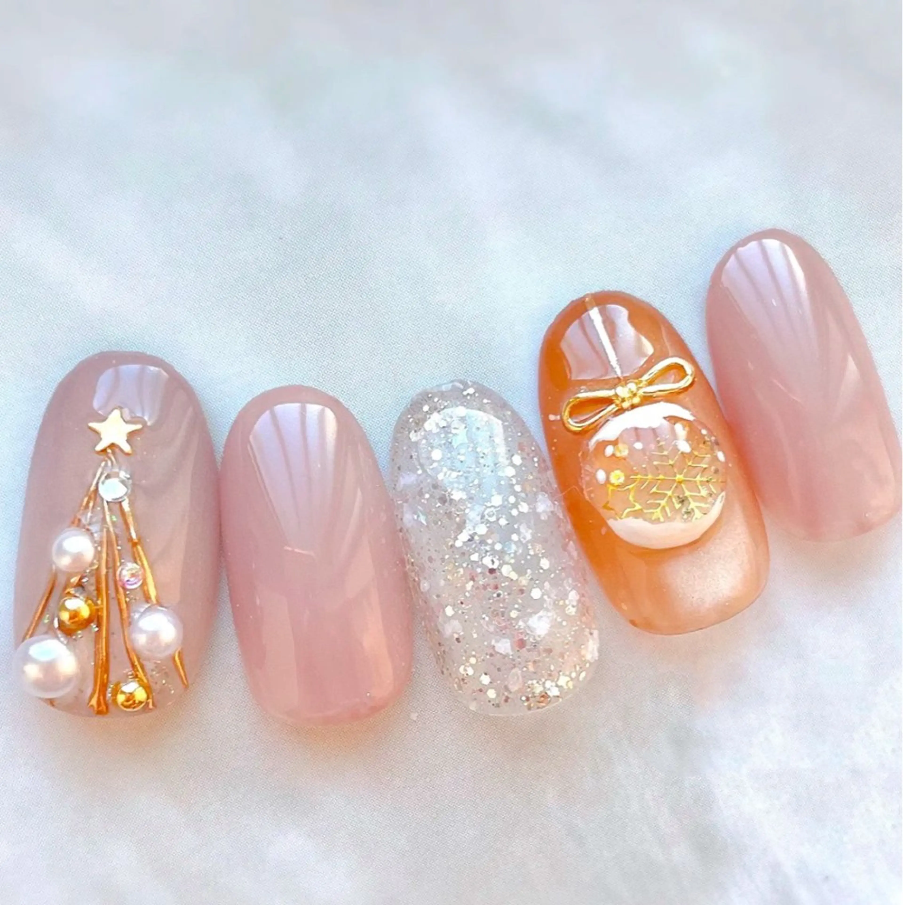 ネイル アートネイル チークネイル 長さ出し フレンチネイル ジェルネイル YK Beauty Salonのマツエク・マツパデザイン