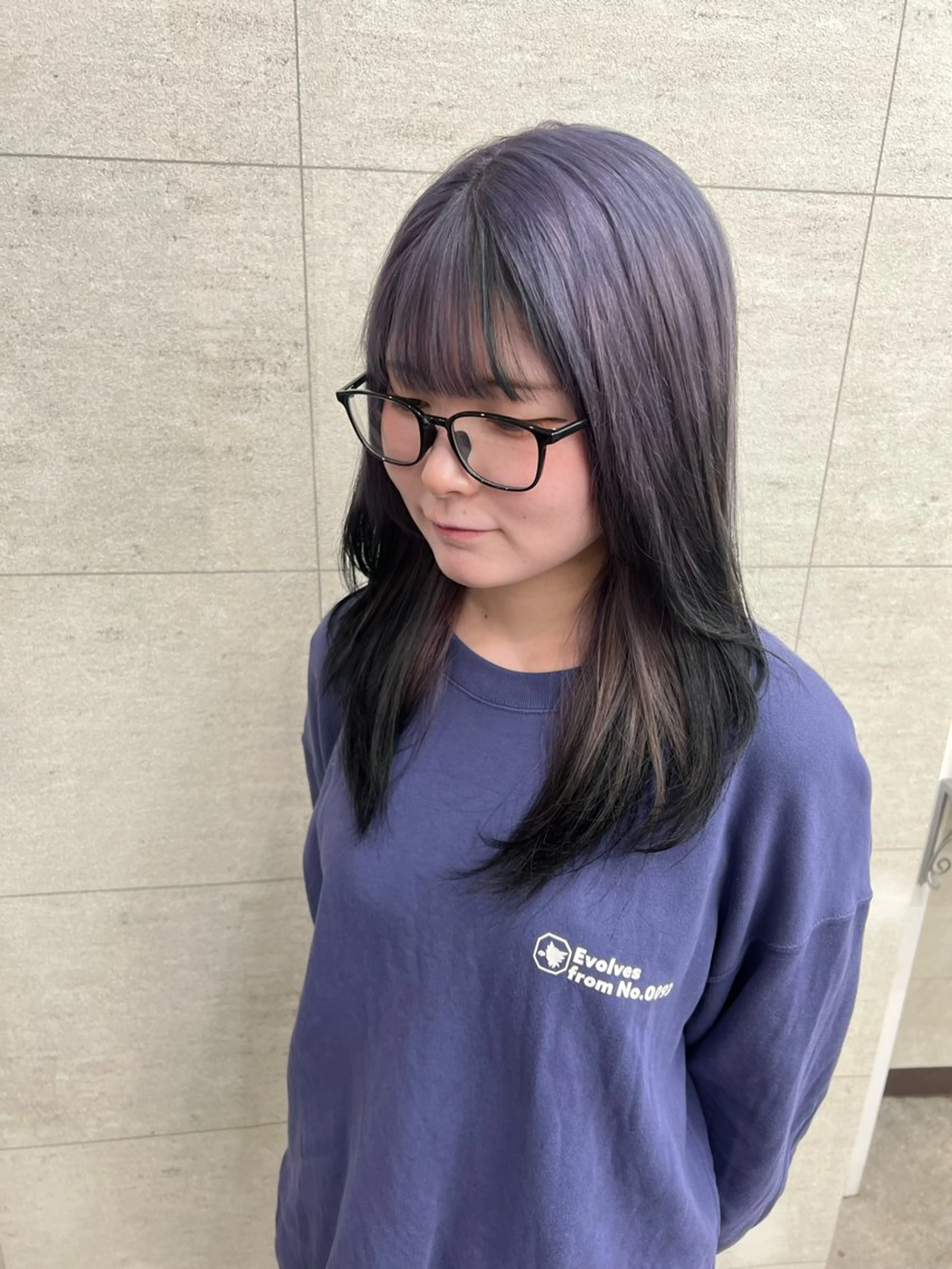 ロング カラー E:terne大宮店 ディレクター豊島穂希のヘアスタイル