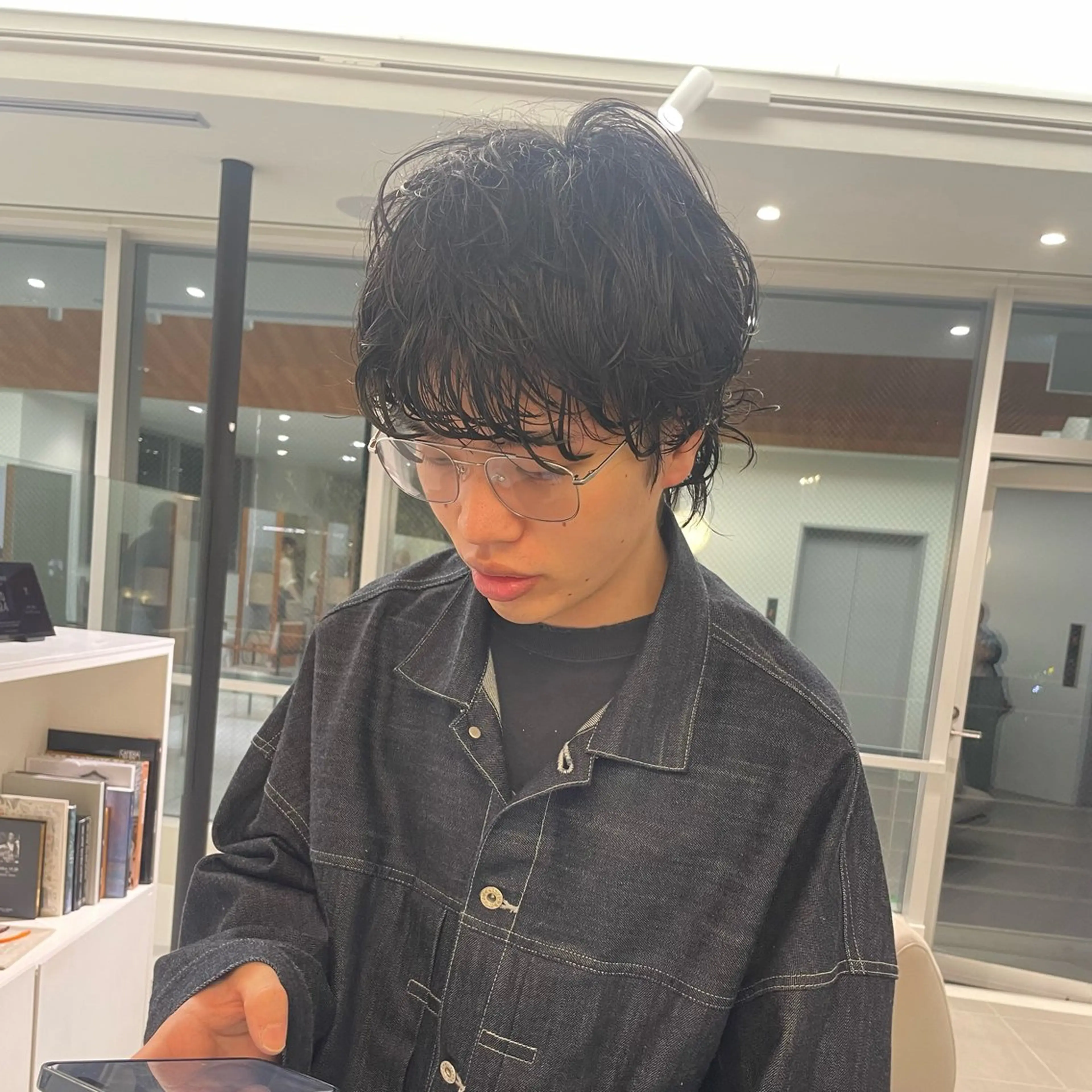 【men'sスタイルコース✨】メンズカット+ニュアンスパーマ+前処理トリートメントの写真