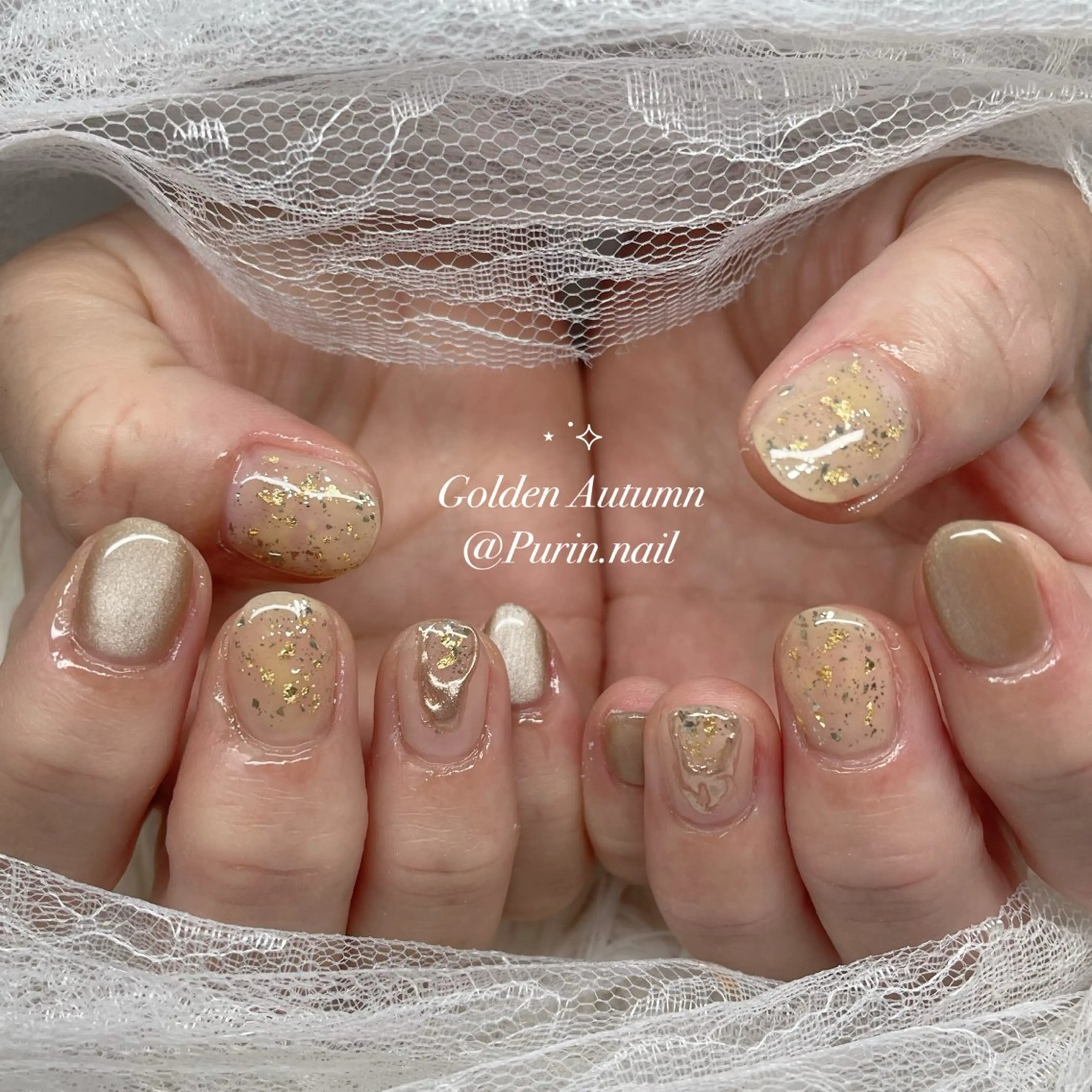 ネイル ハンドネイル Nails by Purin🍮のネイルデザイン