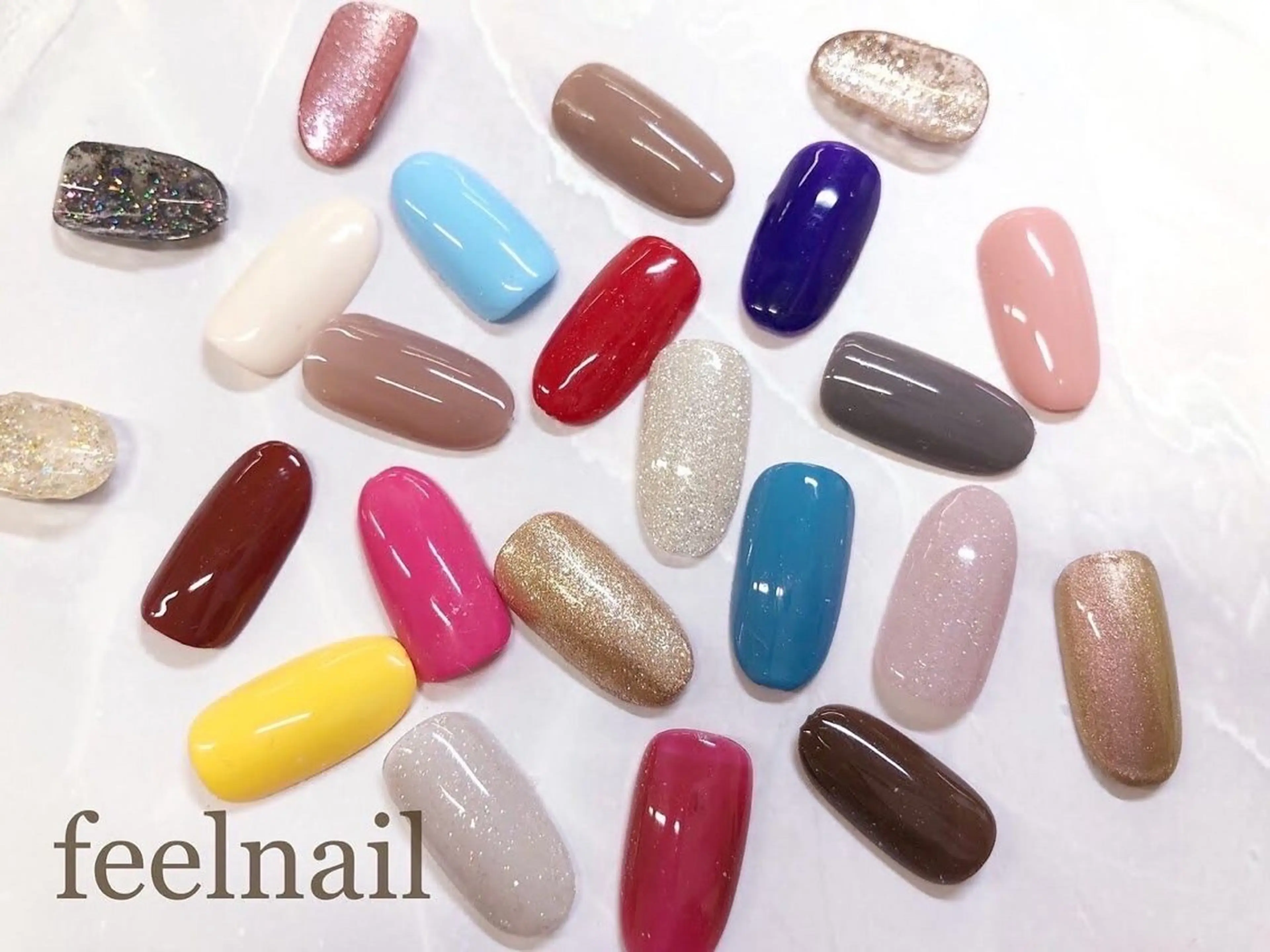 ネイル ラメ(グリッター) 秋好 悠のネイルデザイン