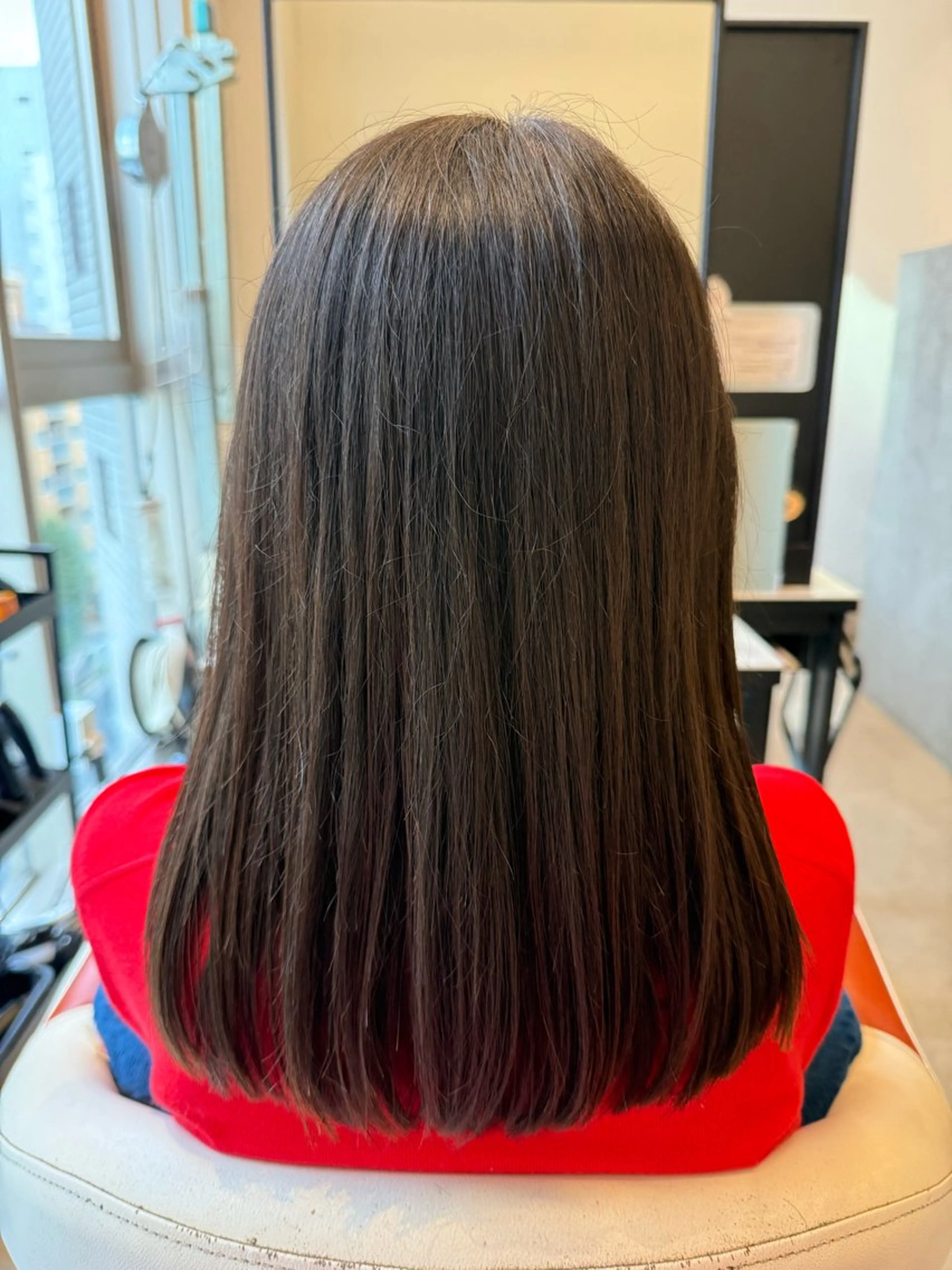 セミロング 高石 乃愛のヘアスタイル