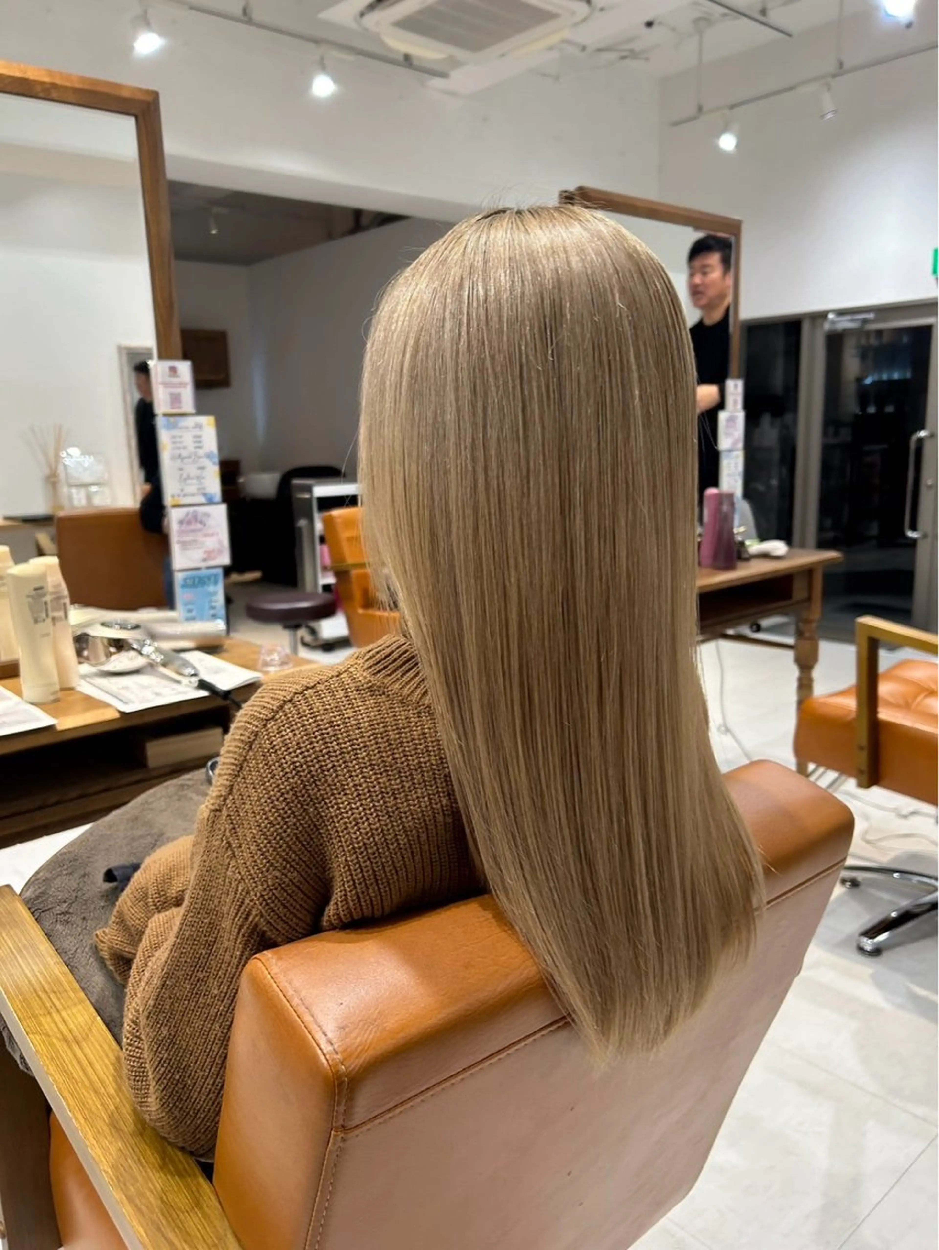 カラー NeiRo 北千住 ユリのヘアスタイル
