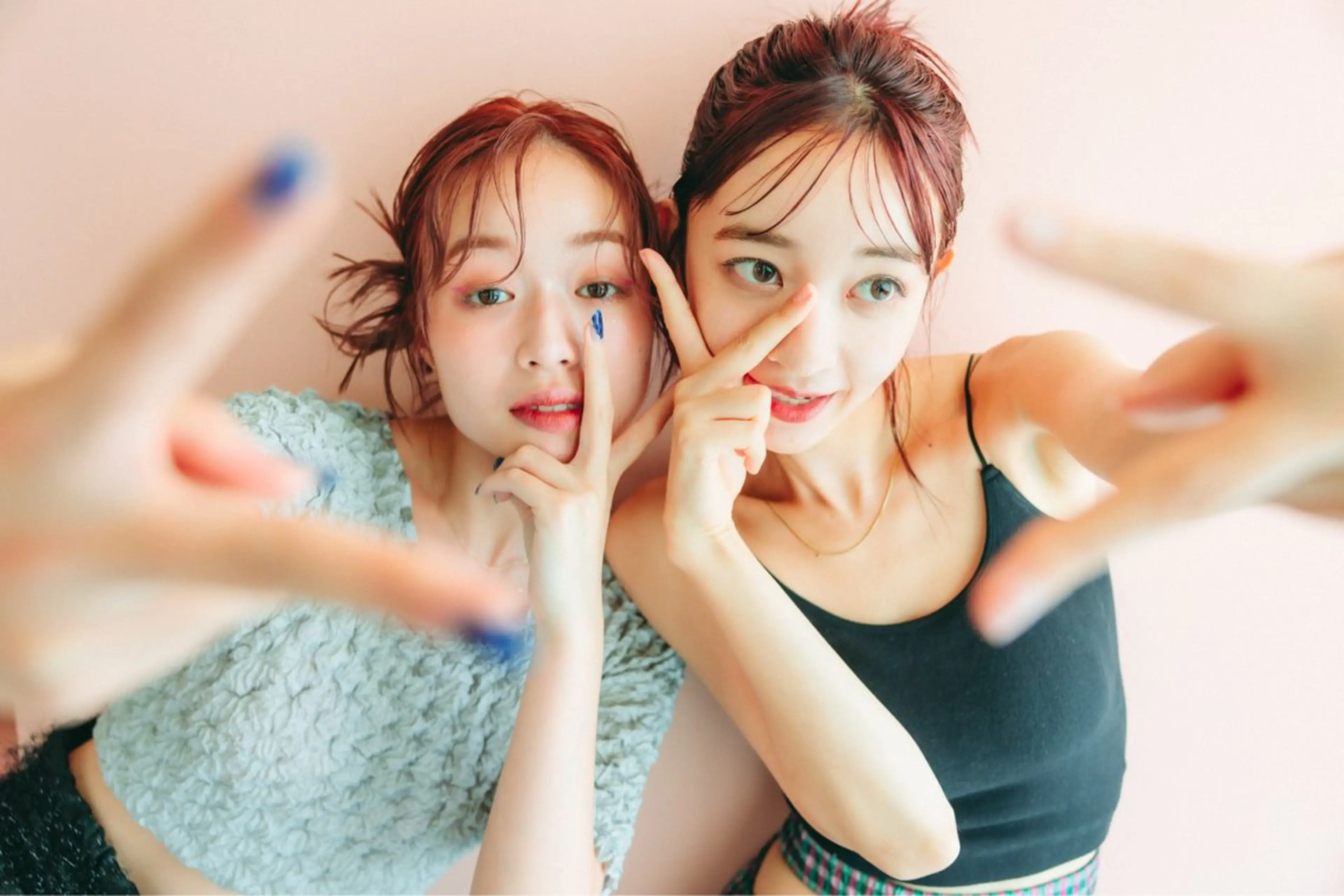 セミロング カラー ヘアアレンジ akim kaminoke所属・矢場町 🌟yopiのヘアスタイル