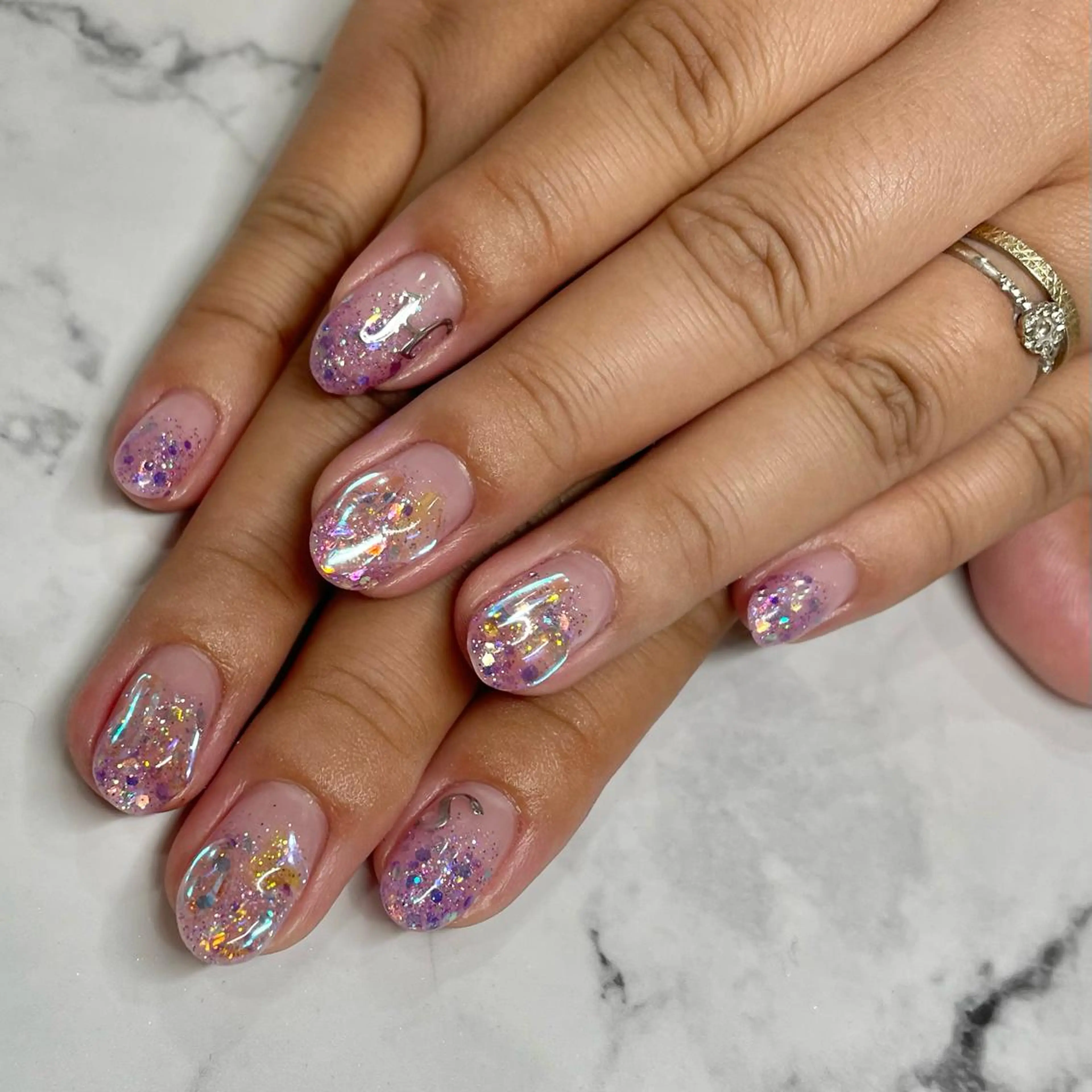 ジェルネイルアート10本コースの写真