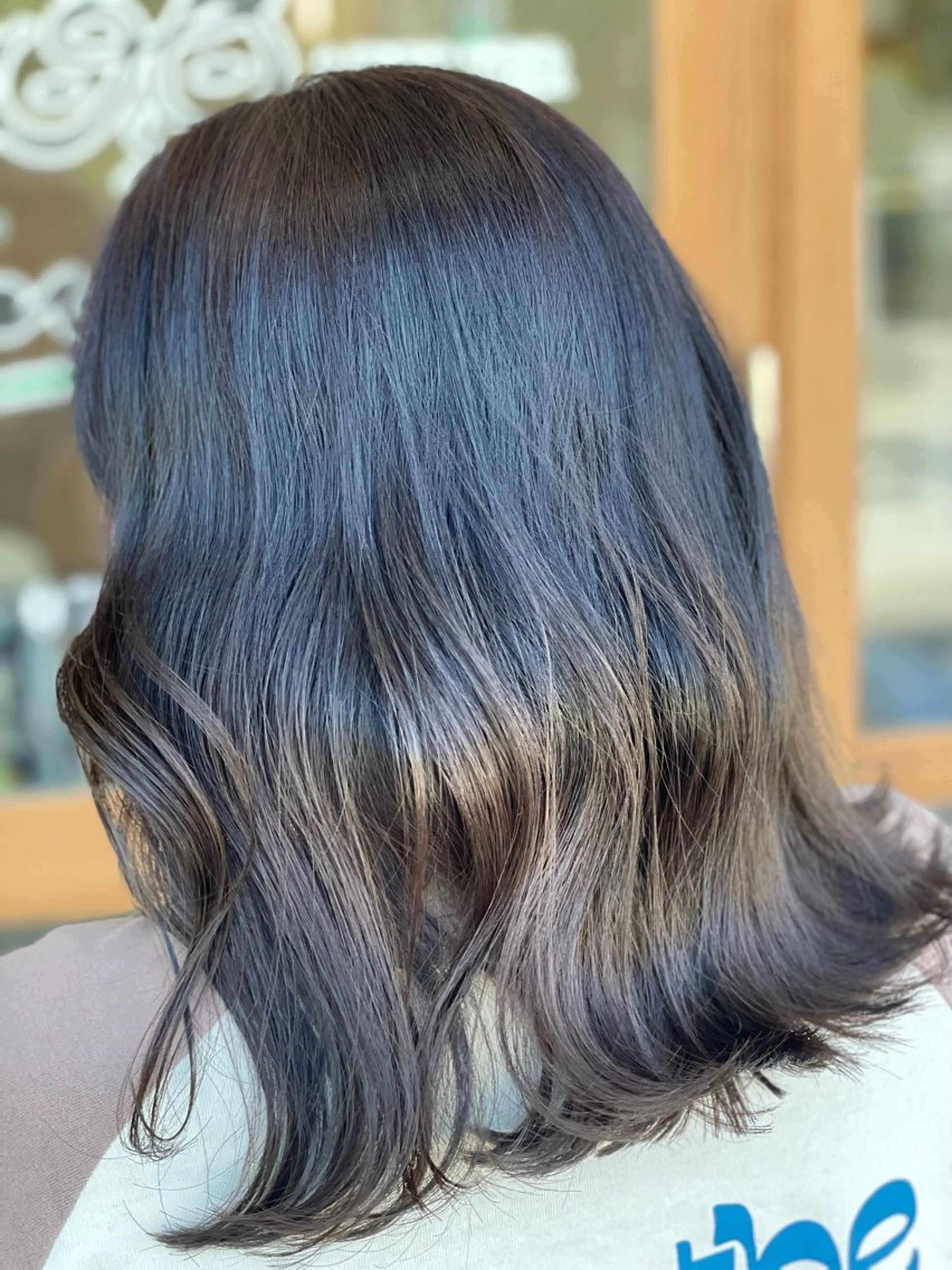 セミロング カラー アッシュ ベージュカラー Snaly カラー特化ページのヘアスタイル