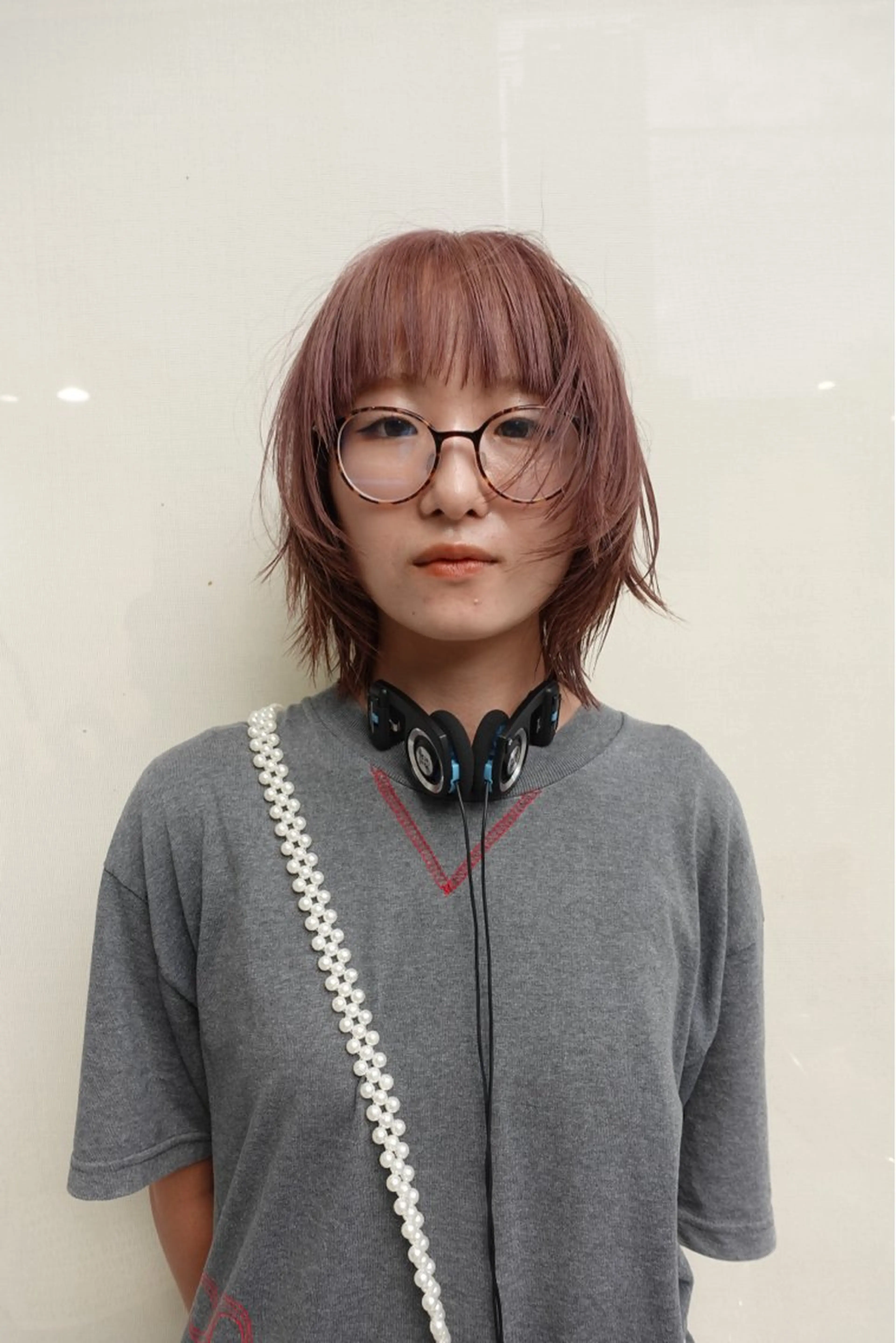 ショート カラー 文字 遼哉のヘアスタイル