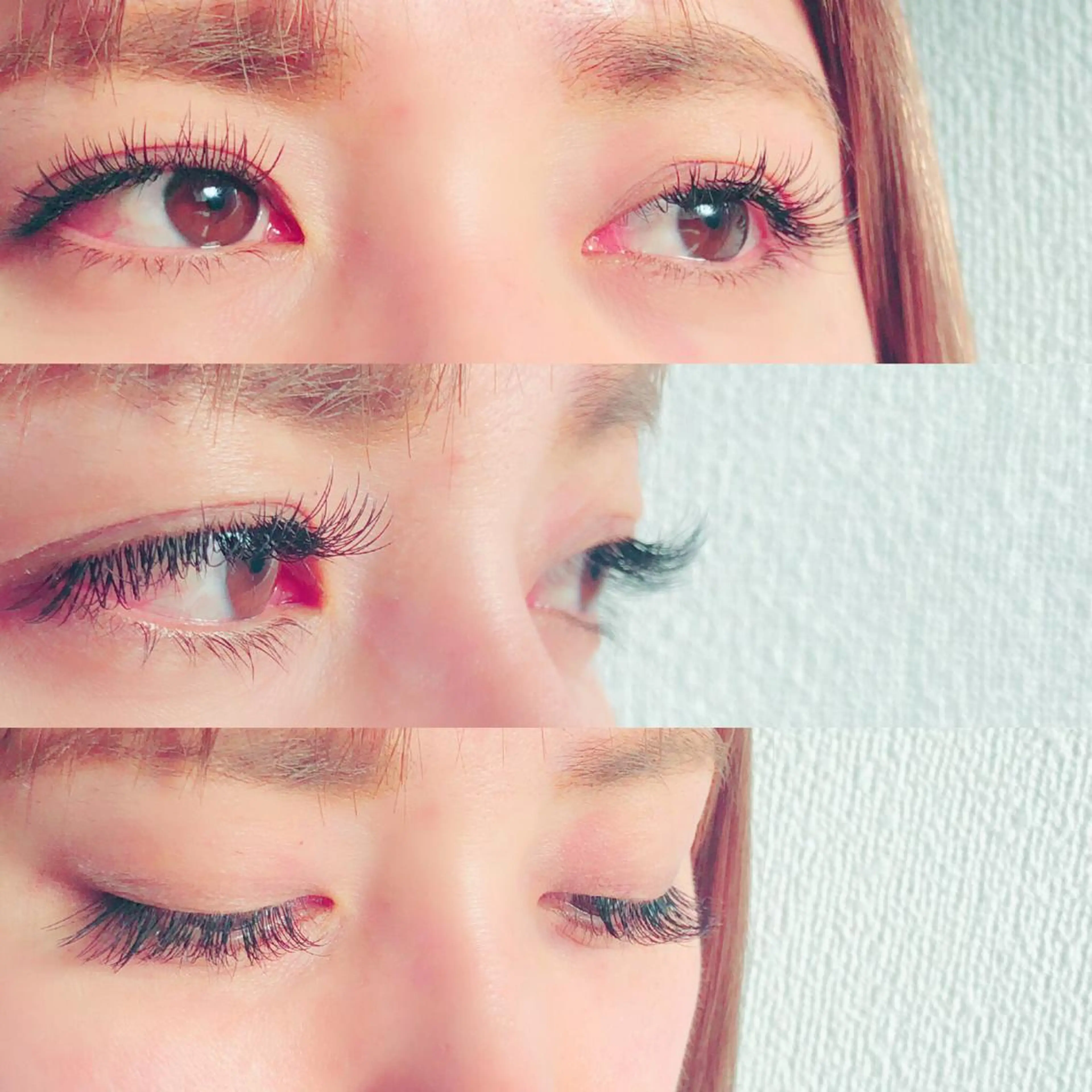 マツエク・マツパ フラットラッシュ Aim NAIL&EYELASH.BROW立花店所属・Aim立花店 Mihoのマツエク・マツパデザイン