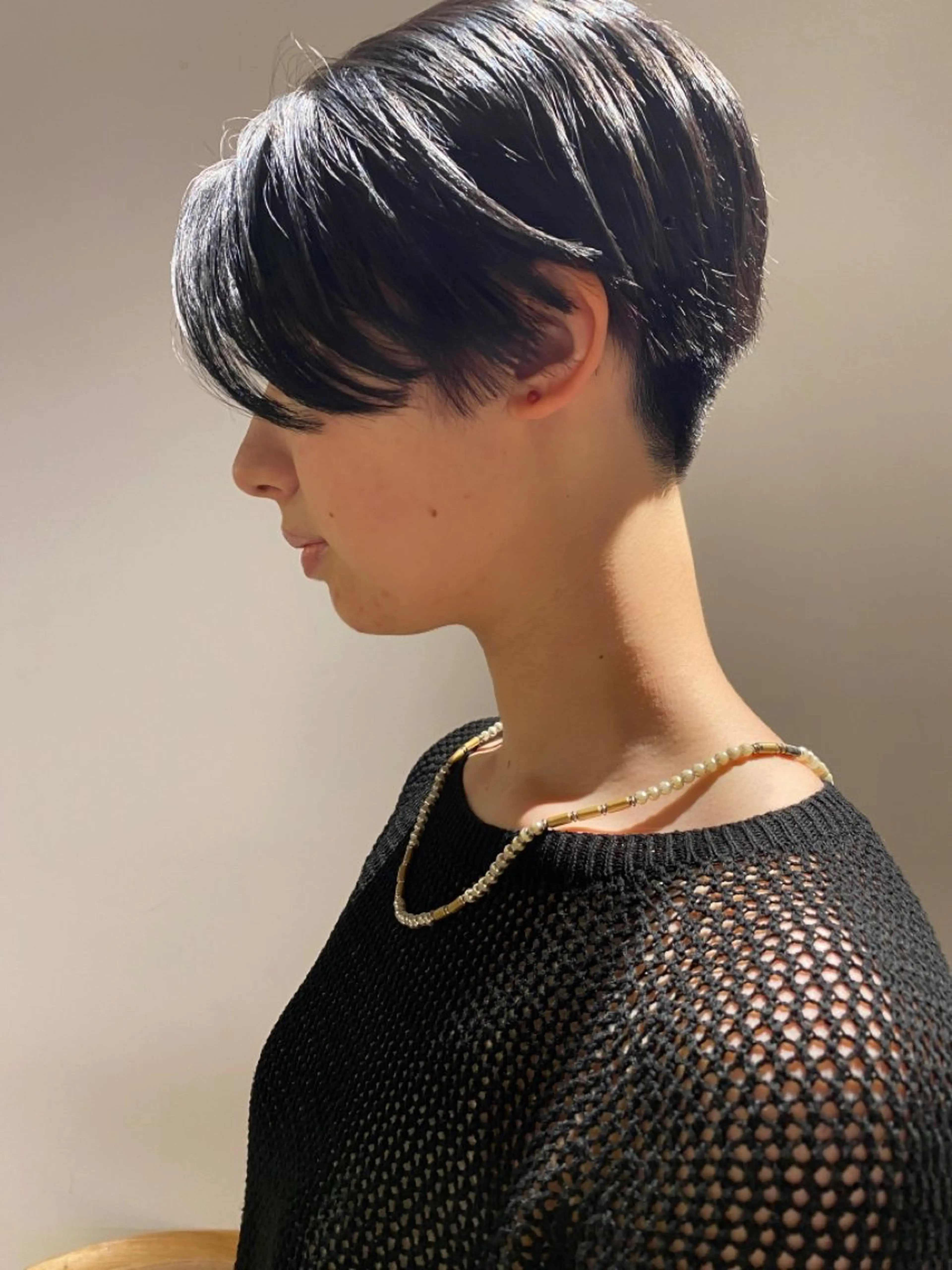 ショート ハンサムショート ショートヘア カット トリートメント やまもと さえのヘアスタイル