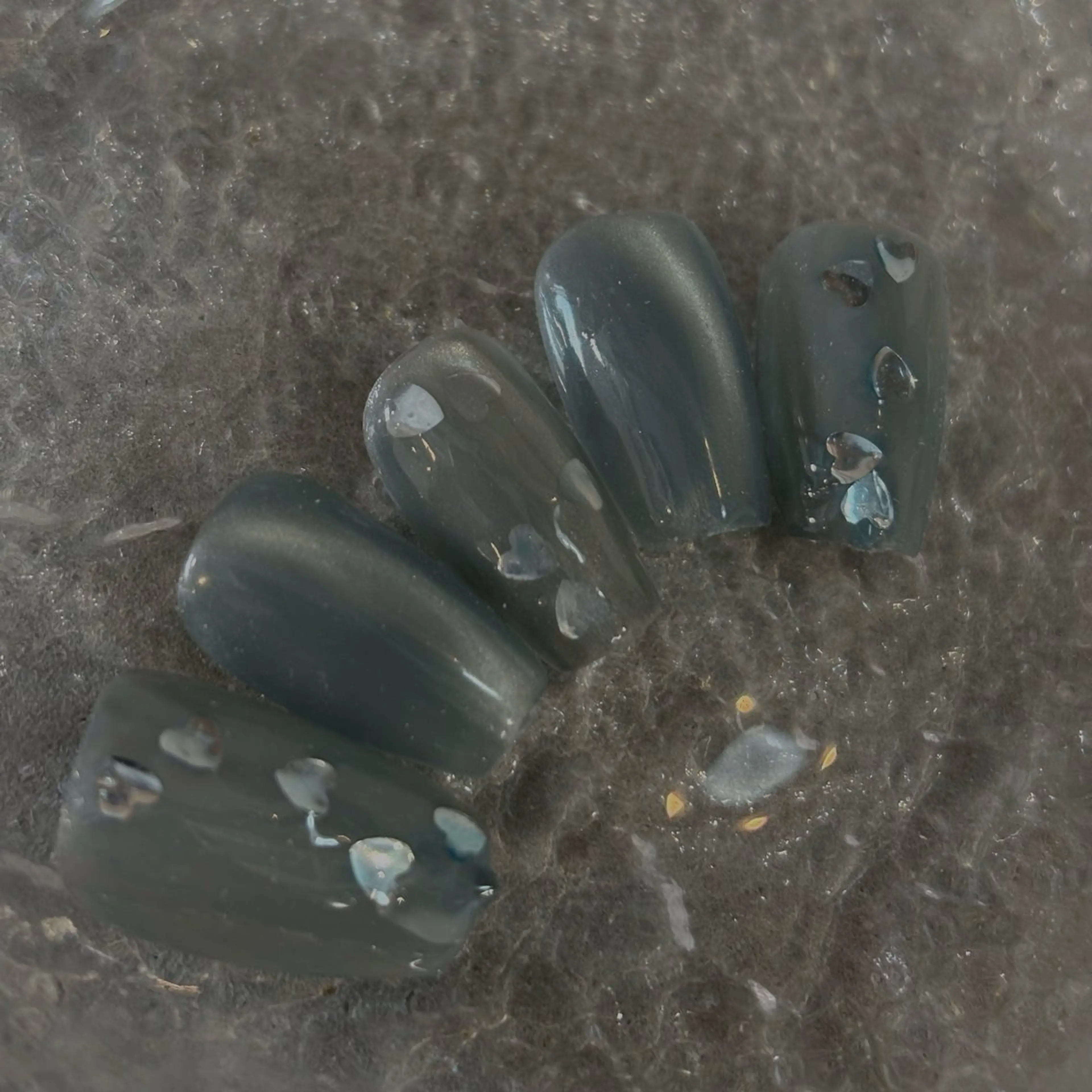 ネイル アートネイル クリアネイル 長さ出し 韓国ネイル ニュアンスネイル vante_aimi .パラジェル取扱店のネイルデザイン