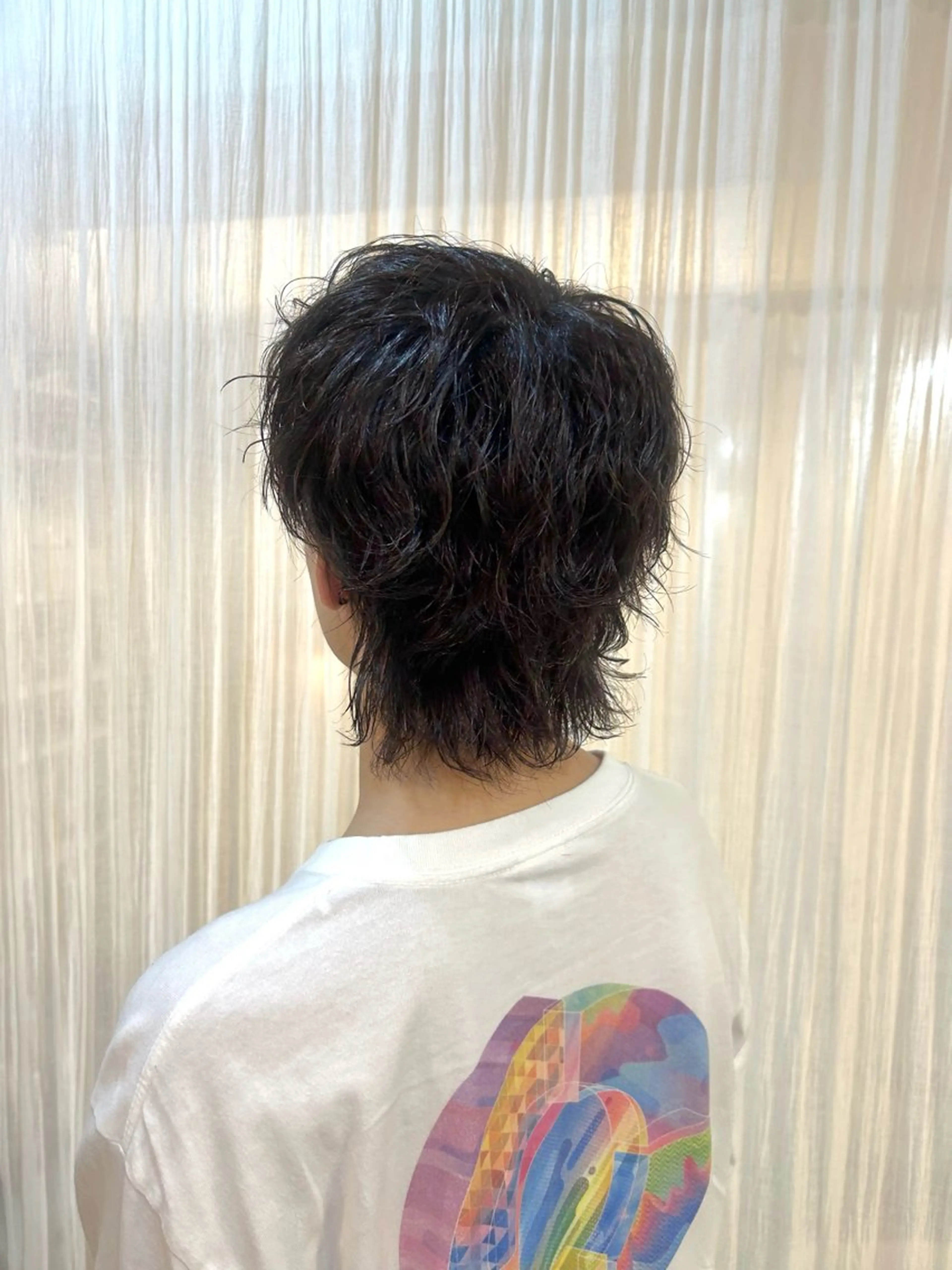 ショート パーマ トリートメント スパイラルパーマ Masaki ブリーチカラーのヘアスタイル