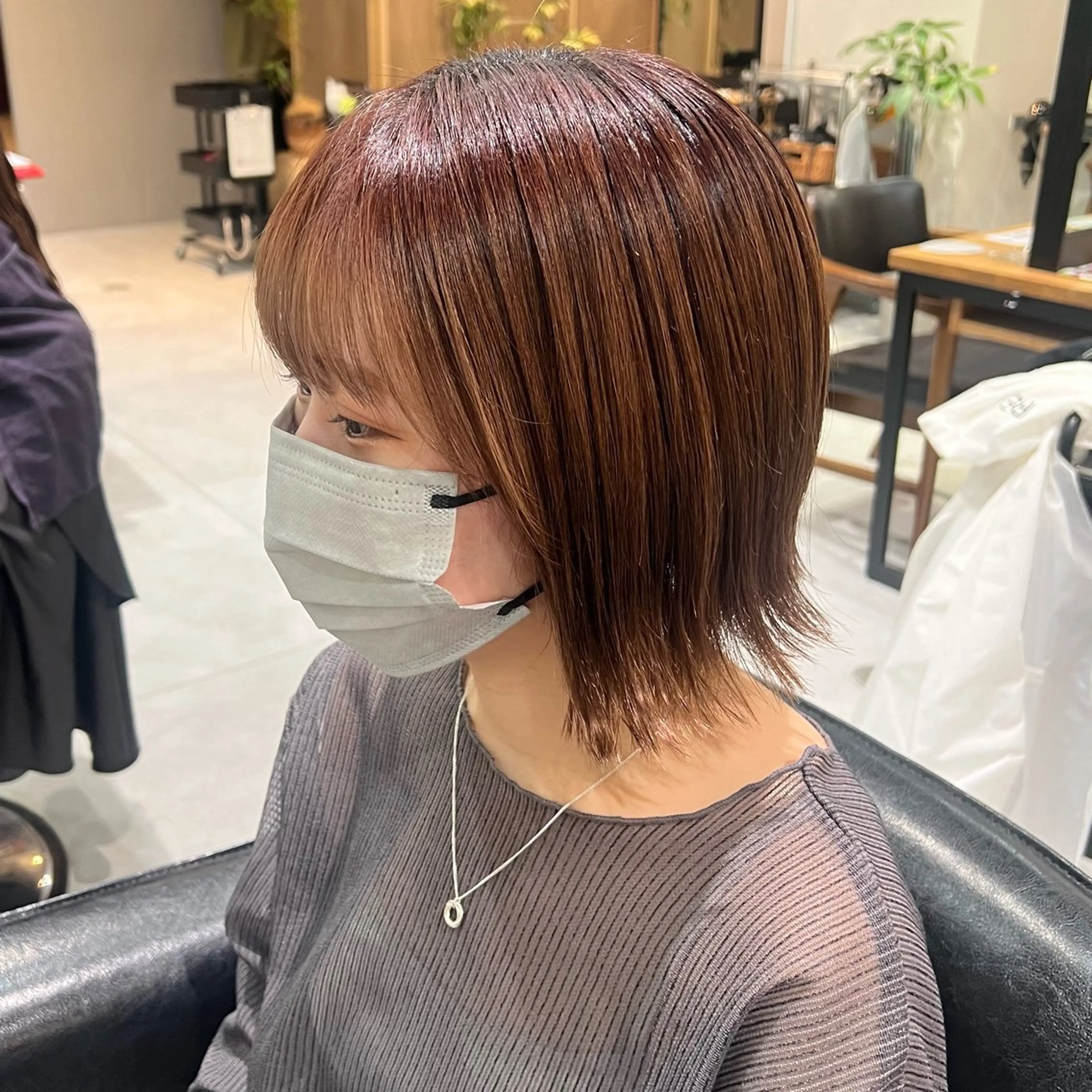 ショート ボブ 外ハネヘア Neale. ユメのヘアスタイル