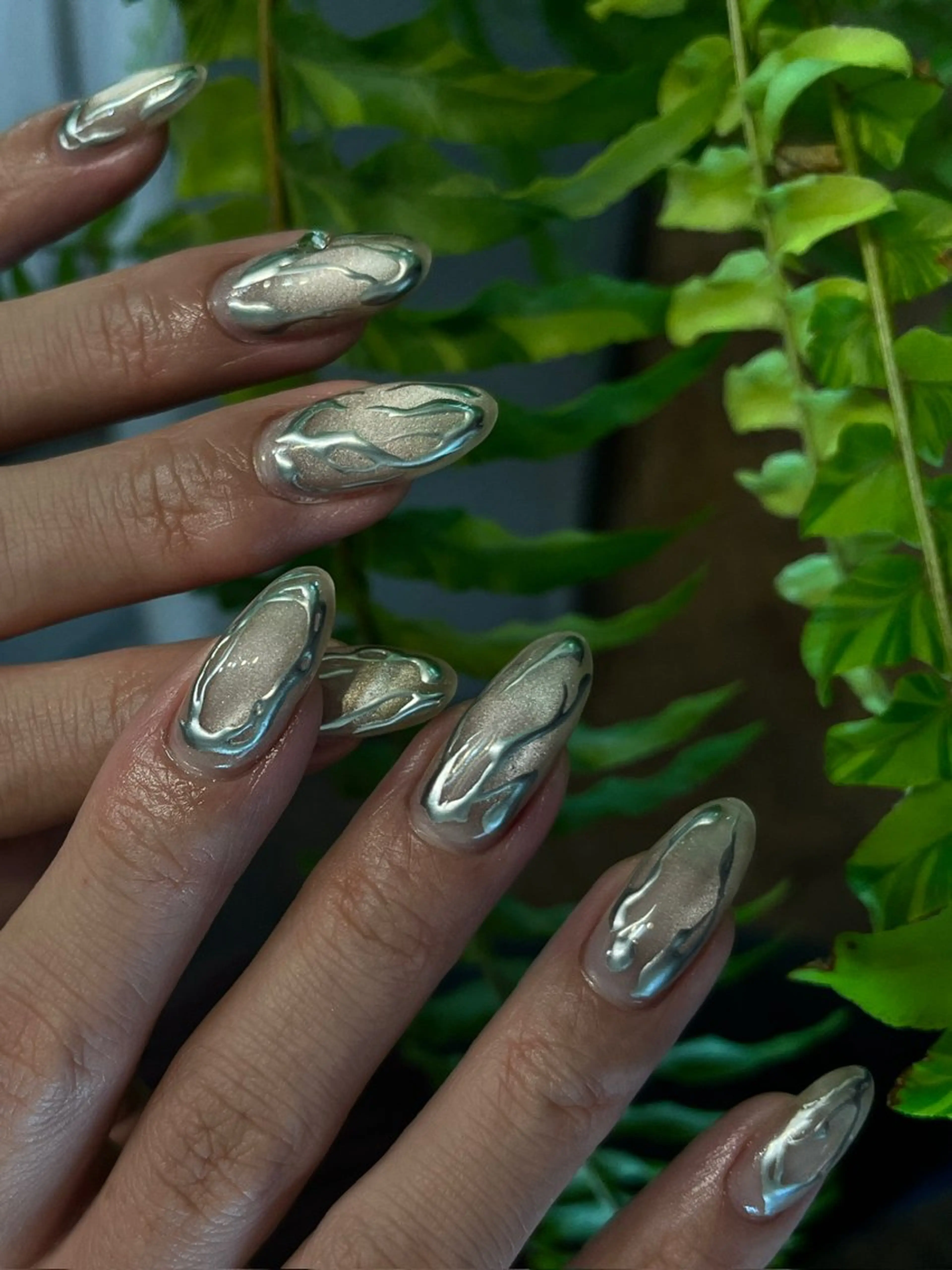 ネイル マグネットネイル nail studio romance所属・romance senaのネイルデザイン