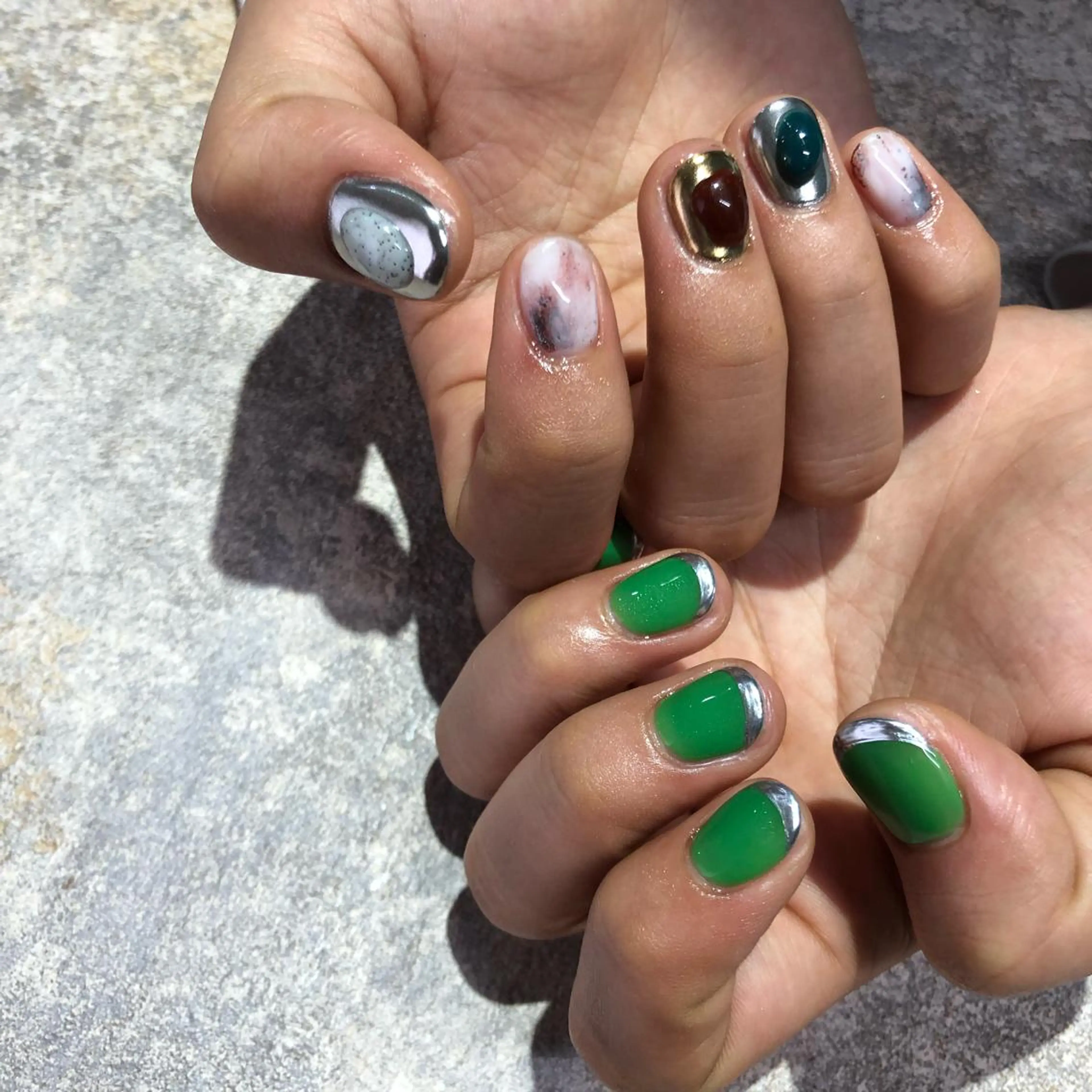 ネイル ハンドネイル フットネイル ハンドケア Nes.Nail所属・Miyagi Asamiのネイルデザイン