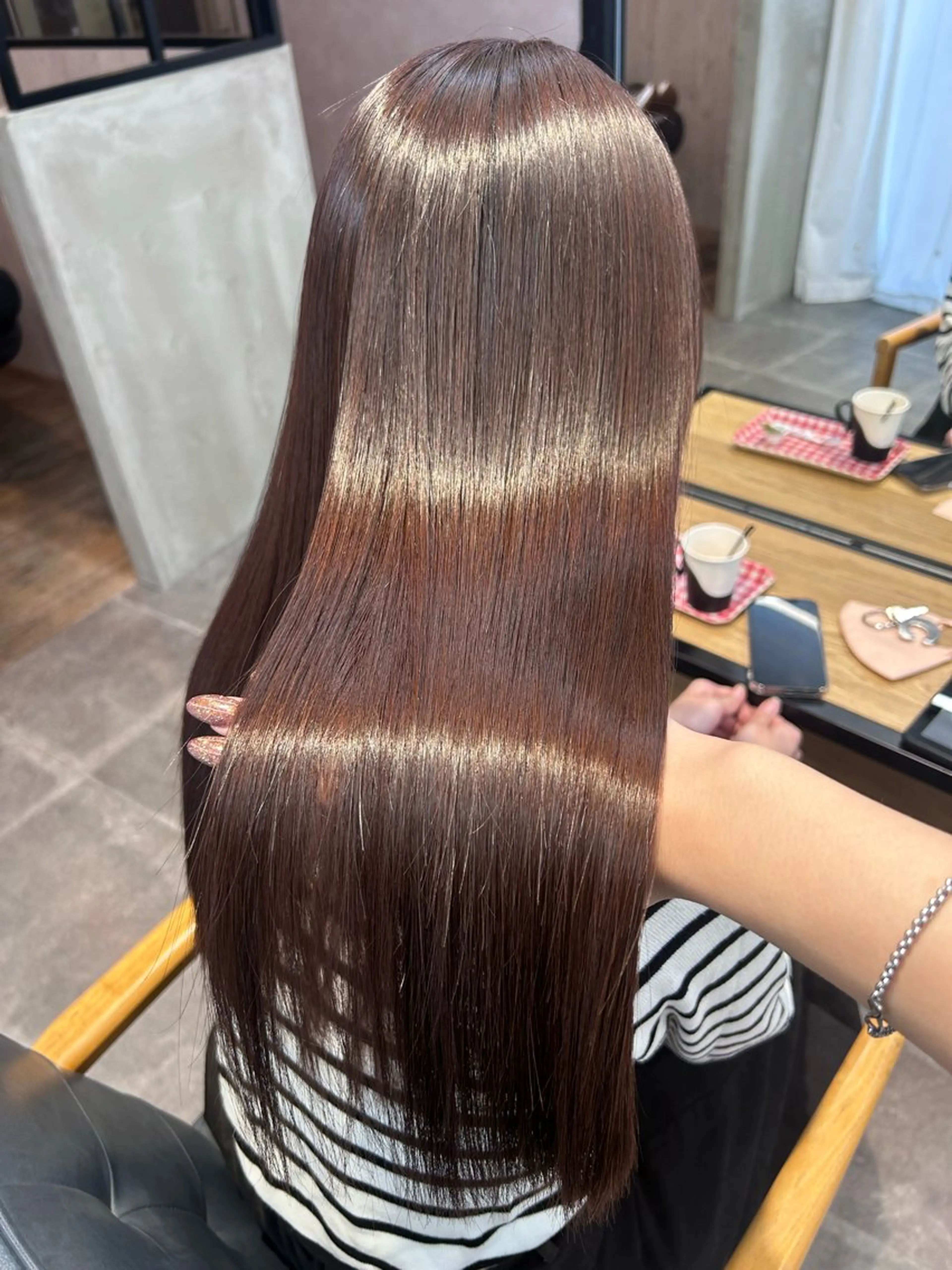 ロング カラー 韓国×髪質改善カラー 💎hinaのヘアスタイル