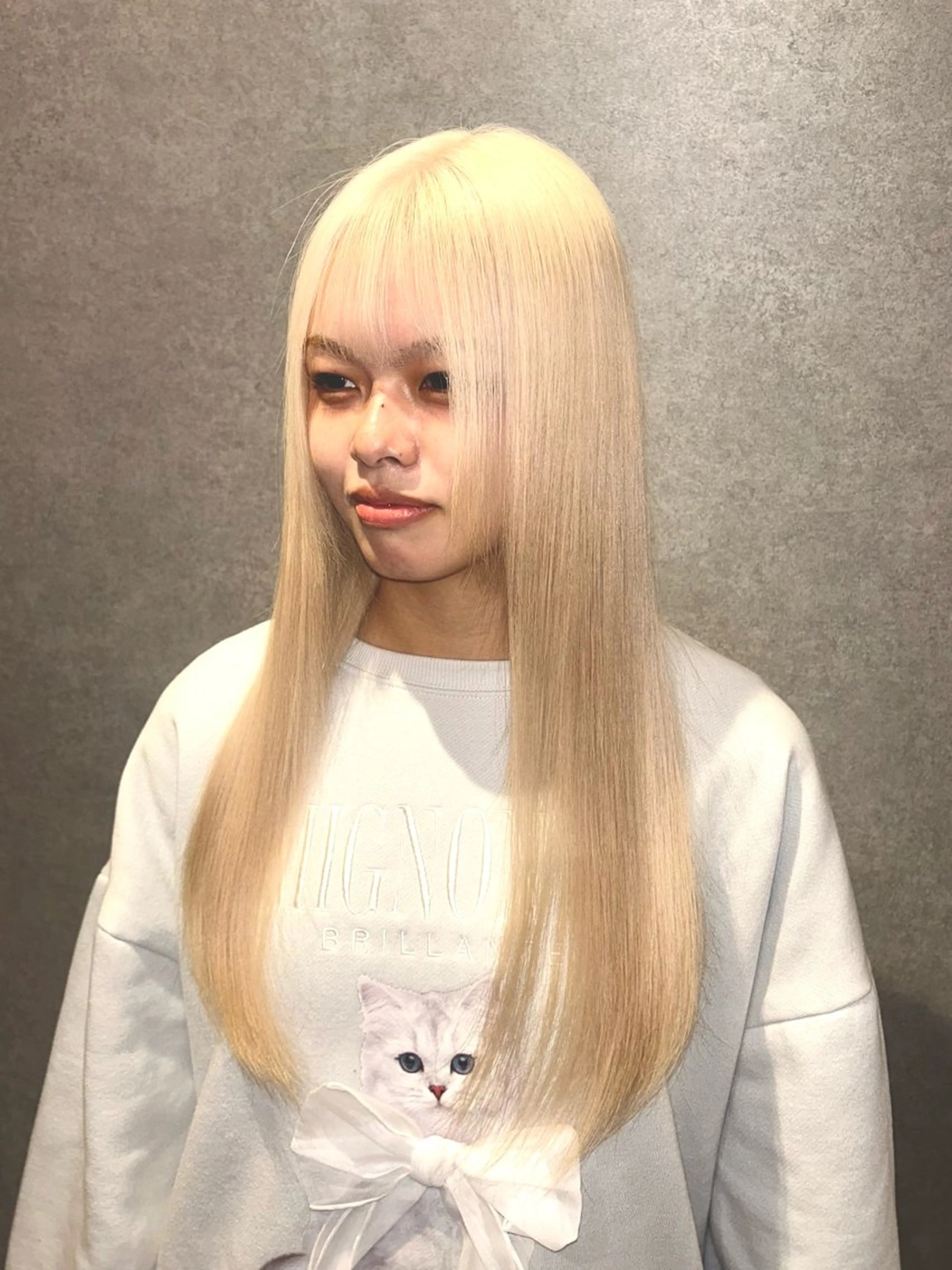 👑人気No.1👑ケアブリーチ＋カラー＋トリートメント(リタッチ可🙆‍♀️)の写真