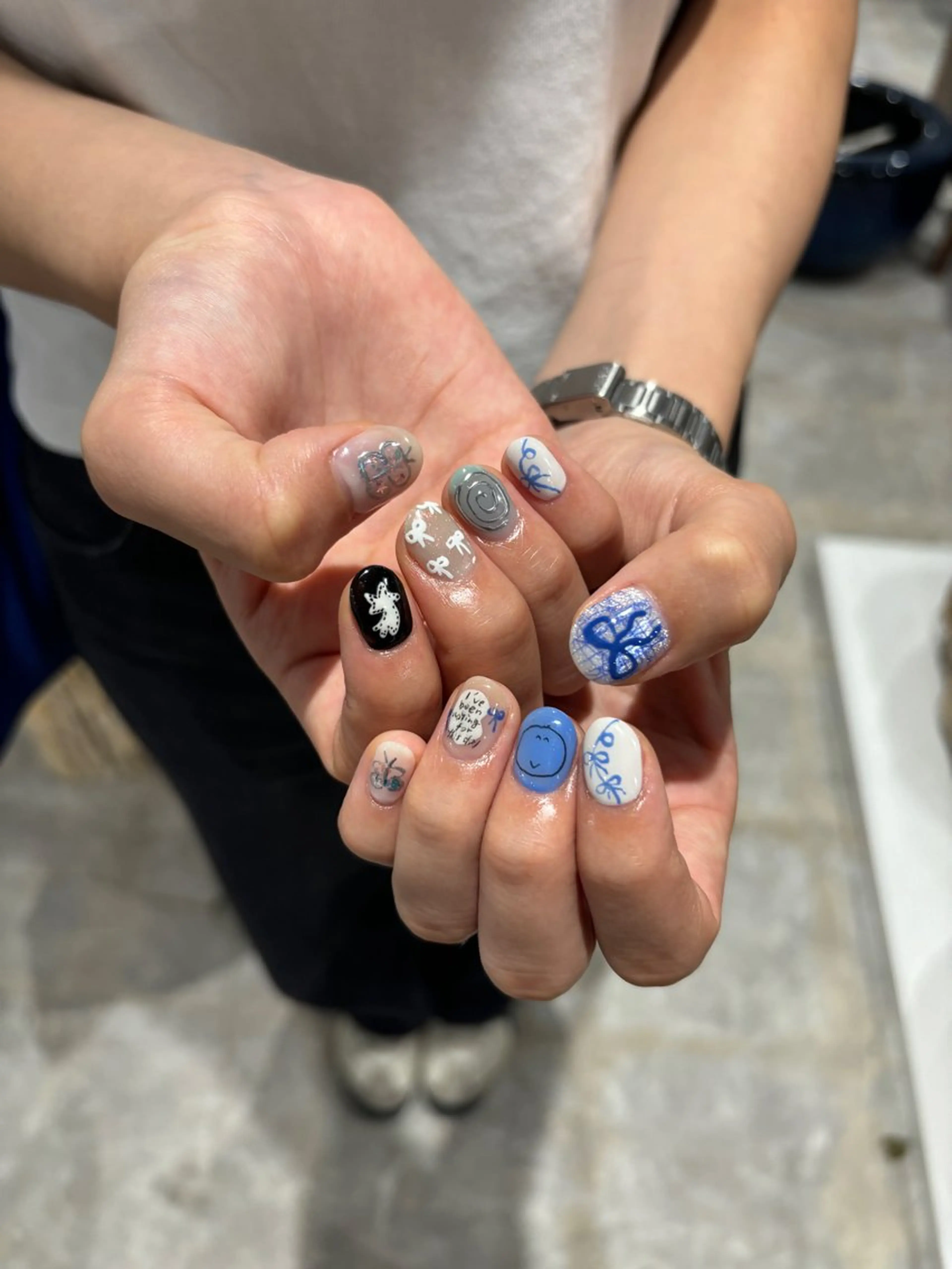 ネイル hinako /個性派ニュアンスのネイルデザイン