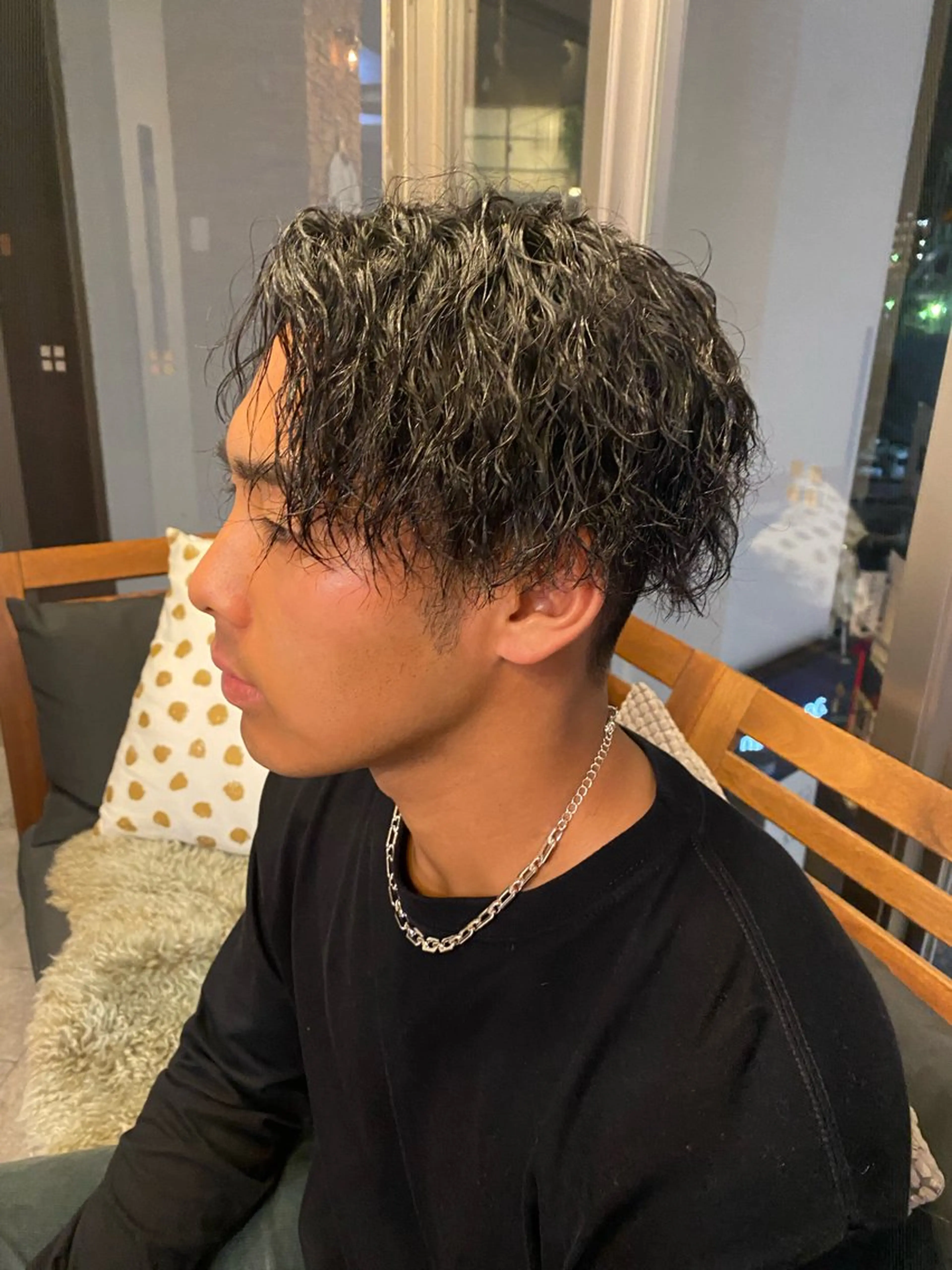 パーマ メンズ カット パーマ ヘアセット men's lapis横浜店所属・【Men's Lapis横浜】翔太のヘアスタイル