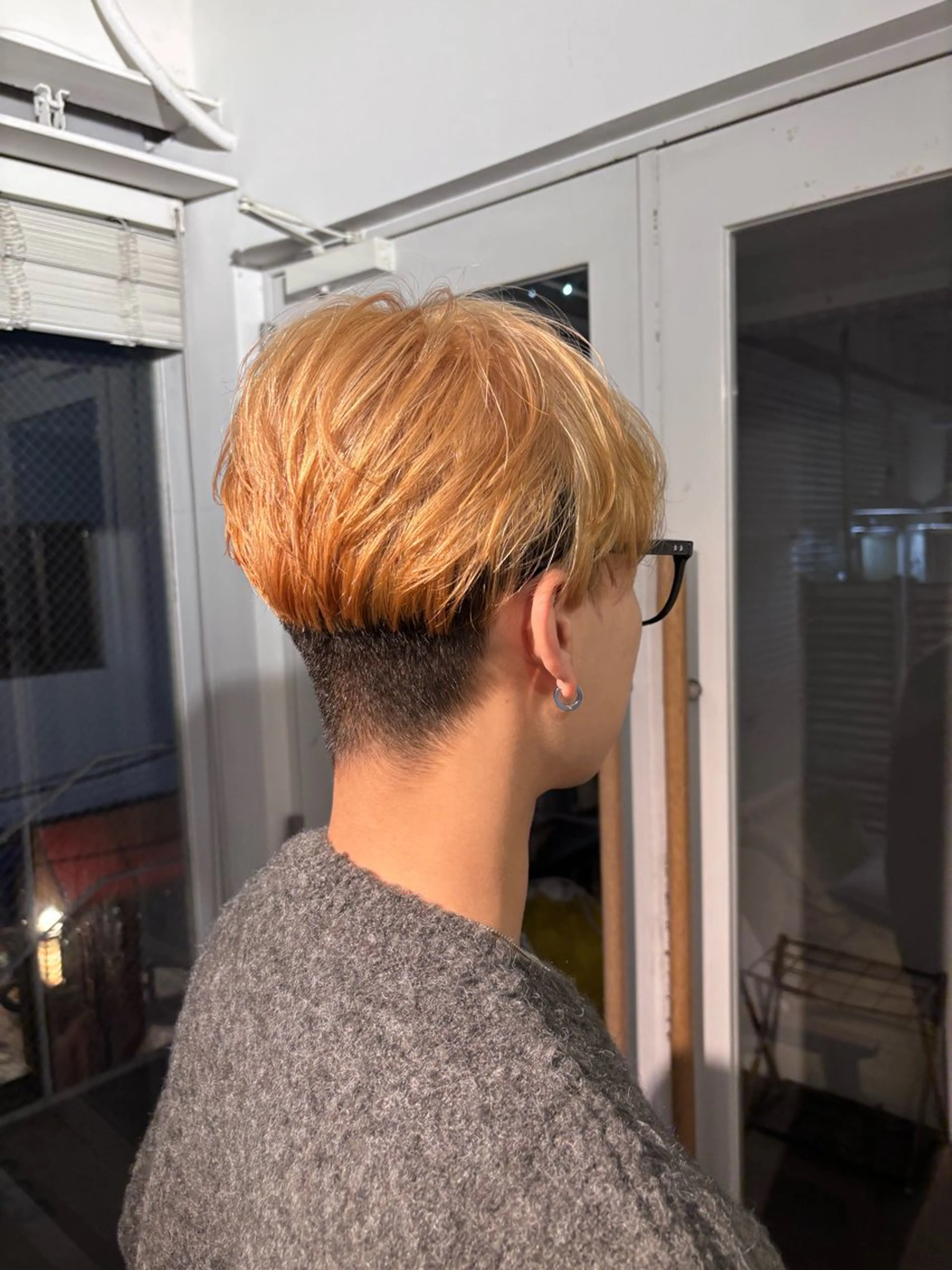 ショート カラー メンズ メンズパーマ/透明感 カラー/影山乃愛のヘアスタイル