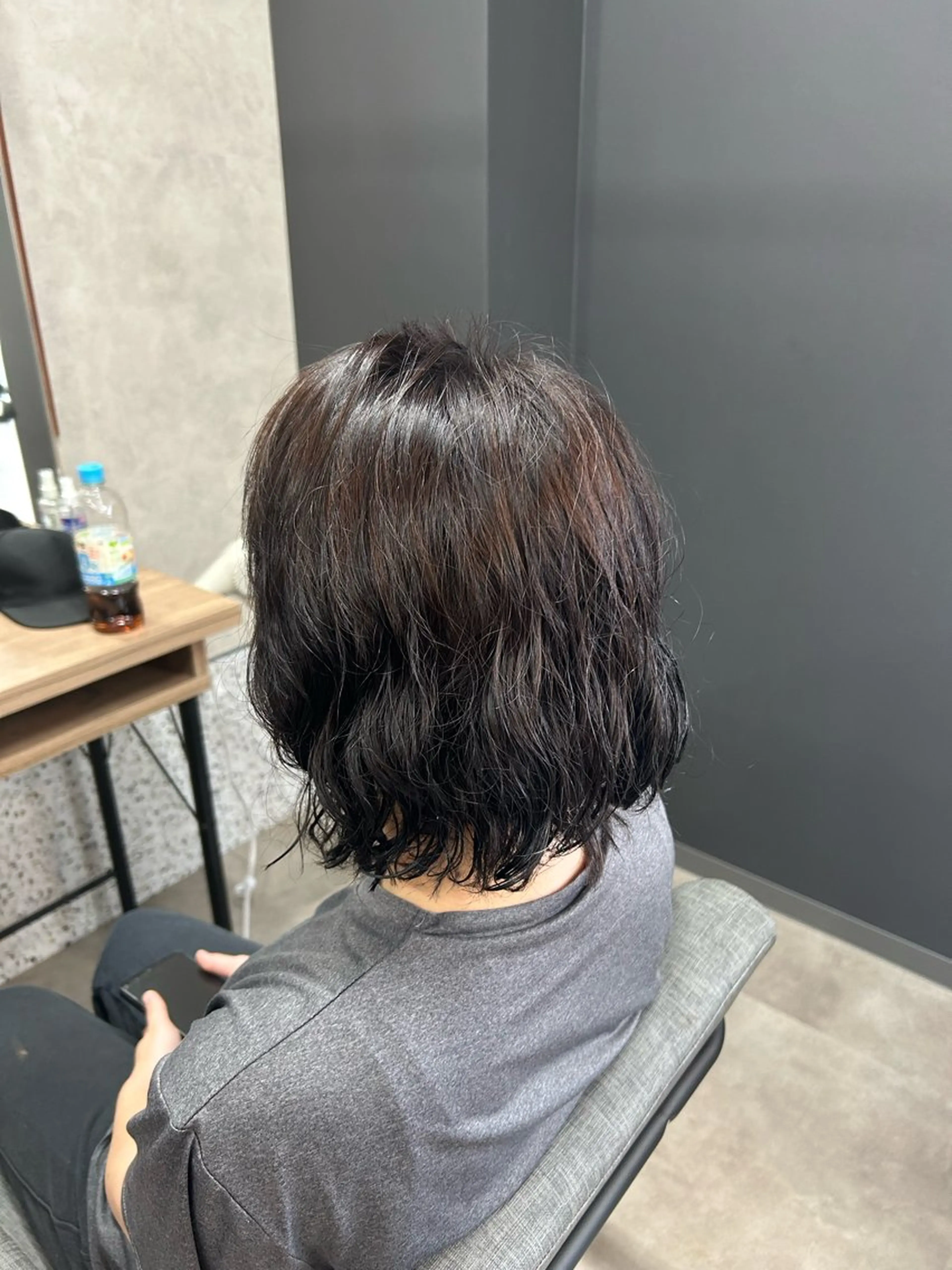 ミディアム カット パーマ VIE.ORNER 土気🍀小岩井樹のヘアスタイル