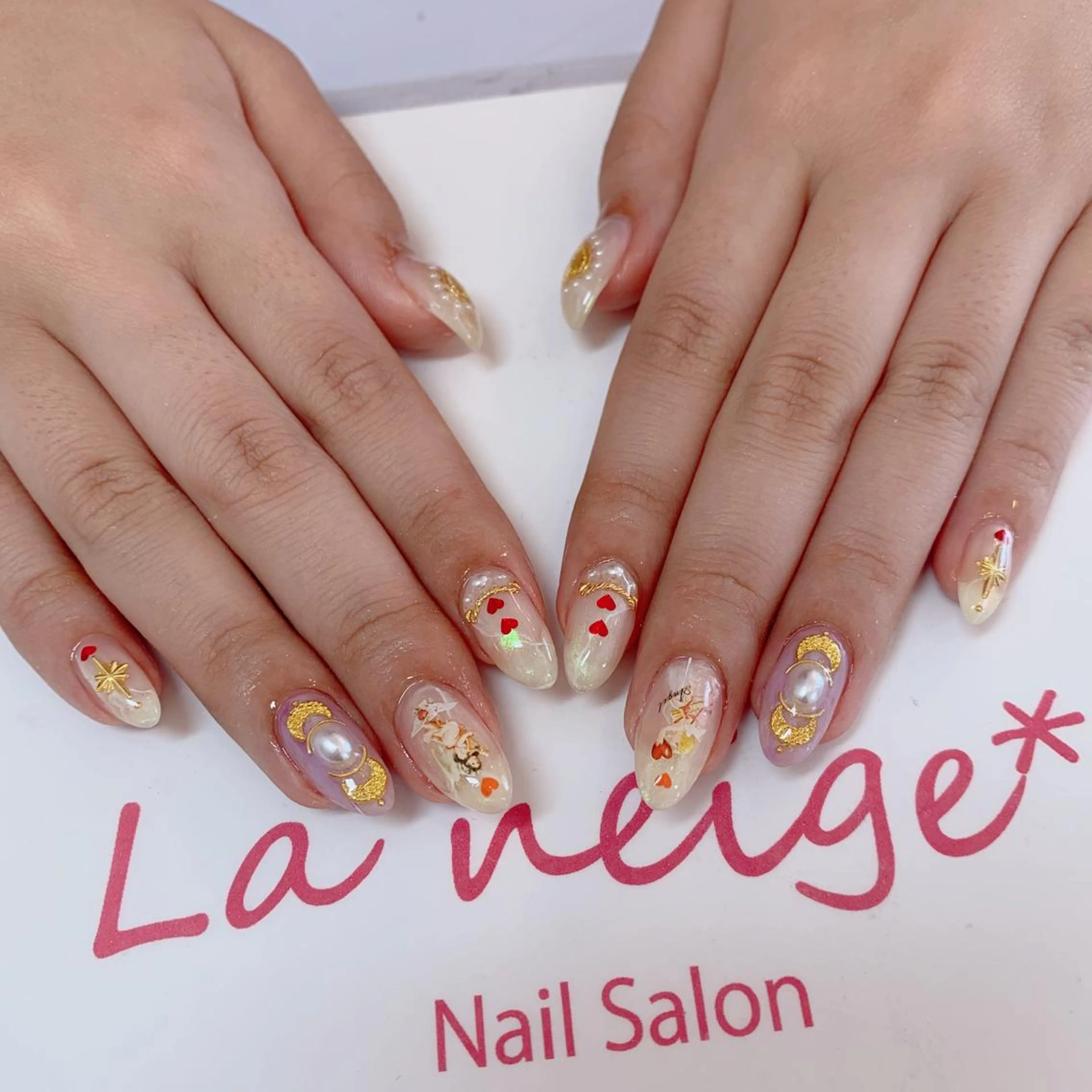 ネイル La neige* yuki 🥯🍑のネイルデザイン