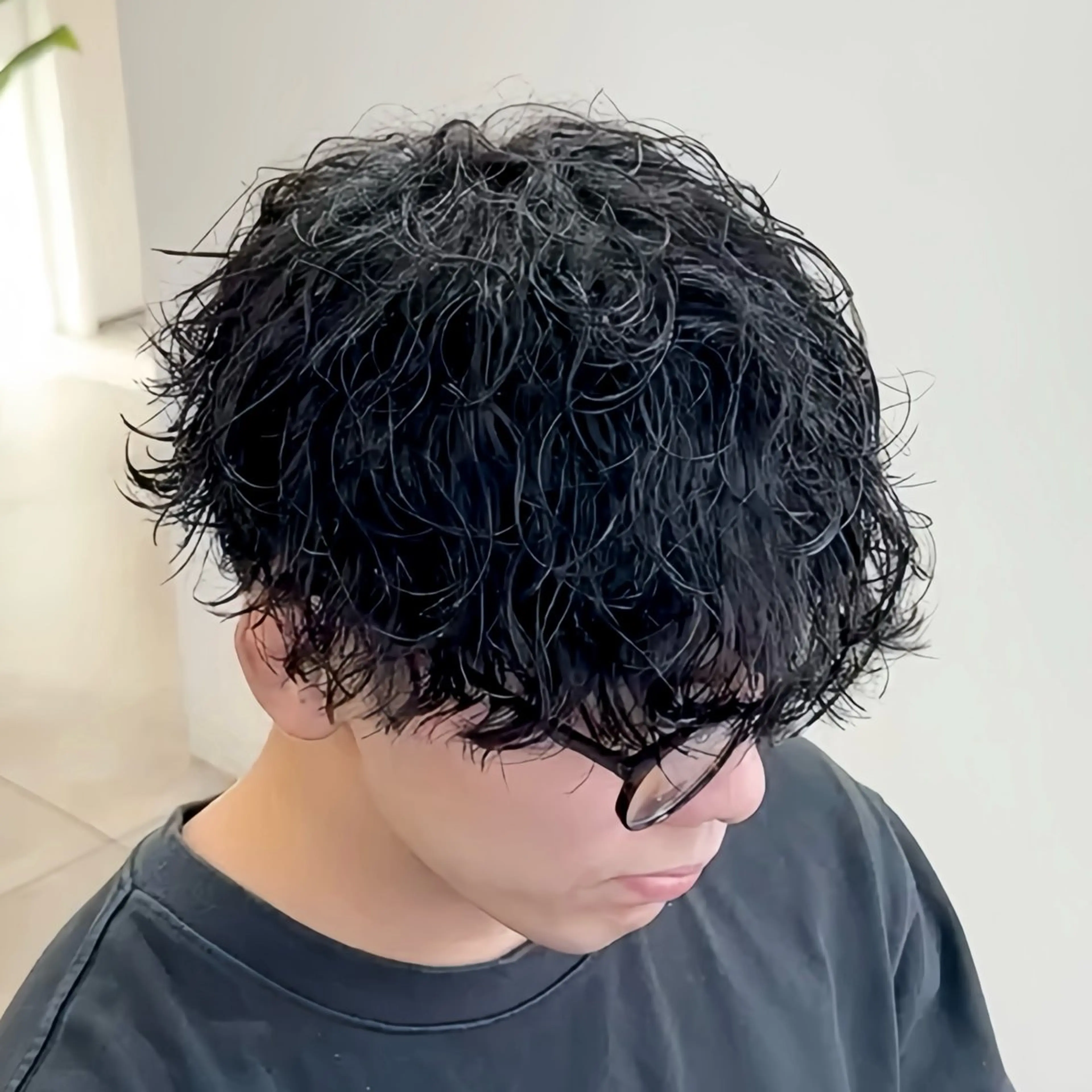 パーマ メンズ メンズパーマ 波巻きパーマ カット パーマ メンズパーマ/新宿/ サイカショウイチのヘアスタイル