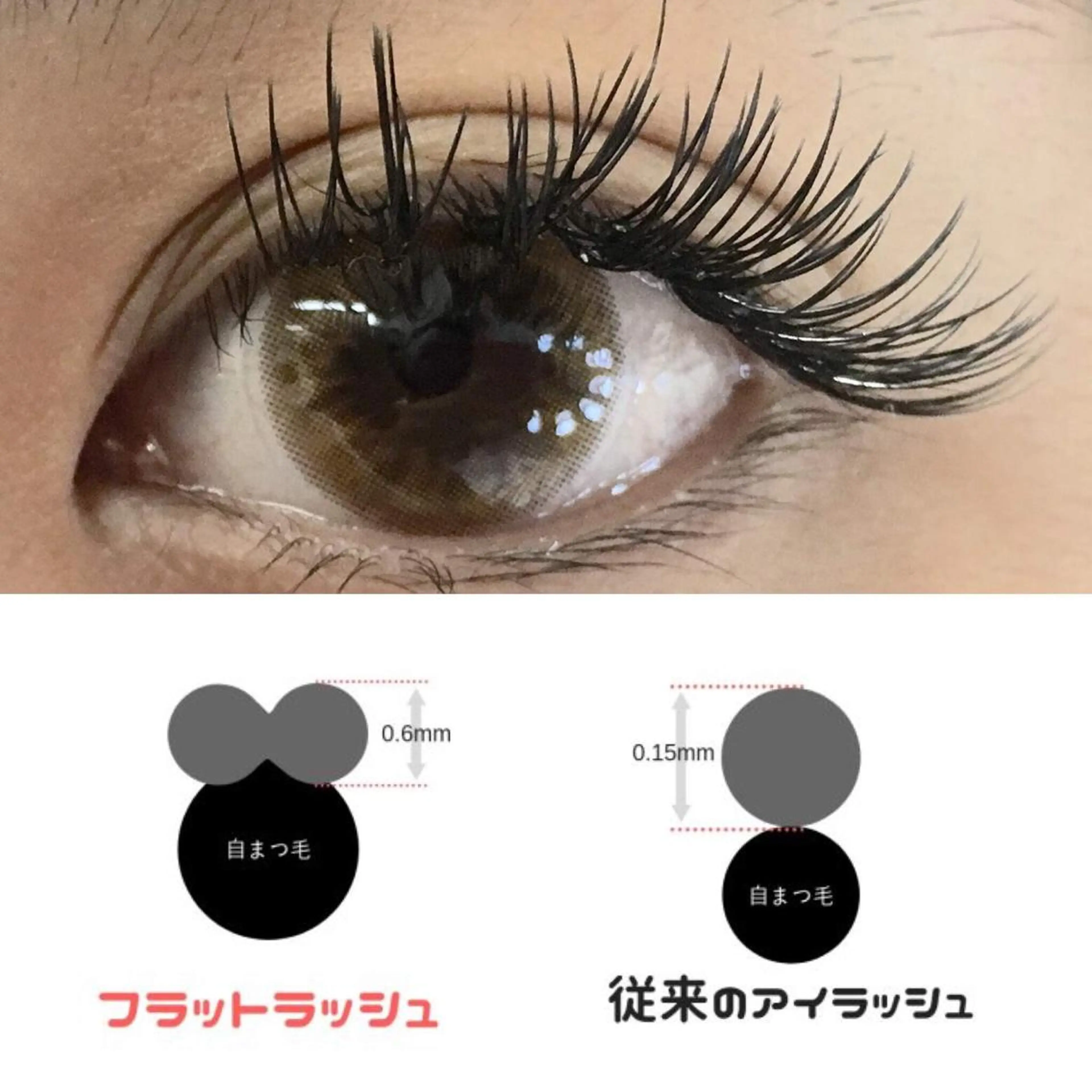 マツエク・マツパ フラットラッシュ enuemu所属・クマクラ ぱっちりeyeに💓のマツエク・マツパデザイン