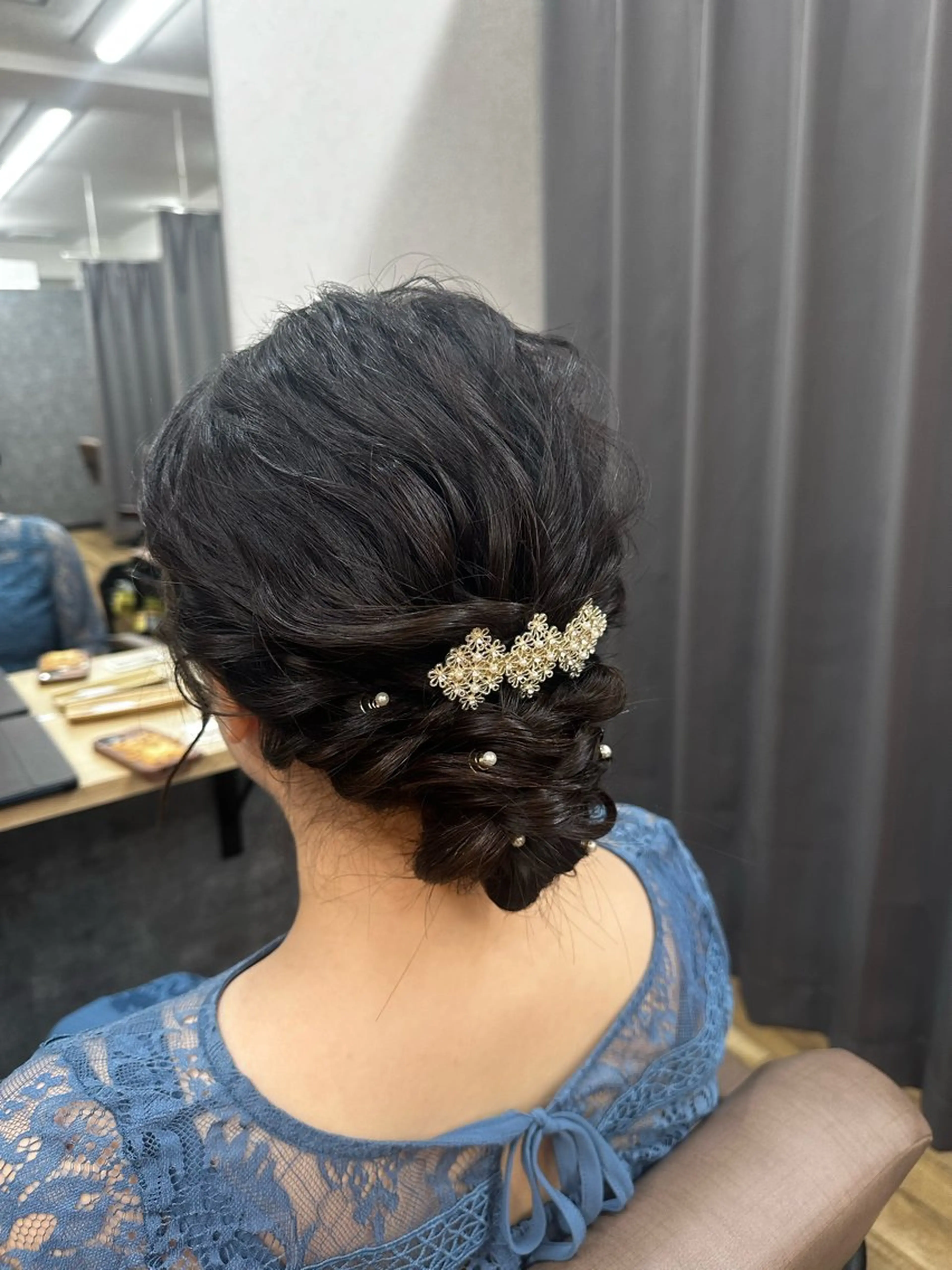 セミロング ヘアアレンジ ヘアセット TELA HAIR南流山店所属・TELA HAIR Annaのヘアスタイル