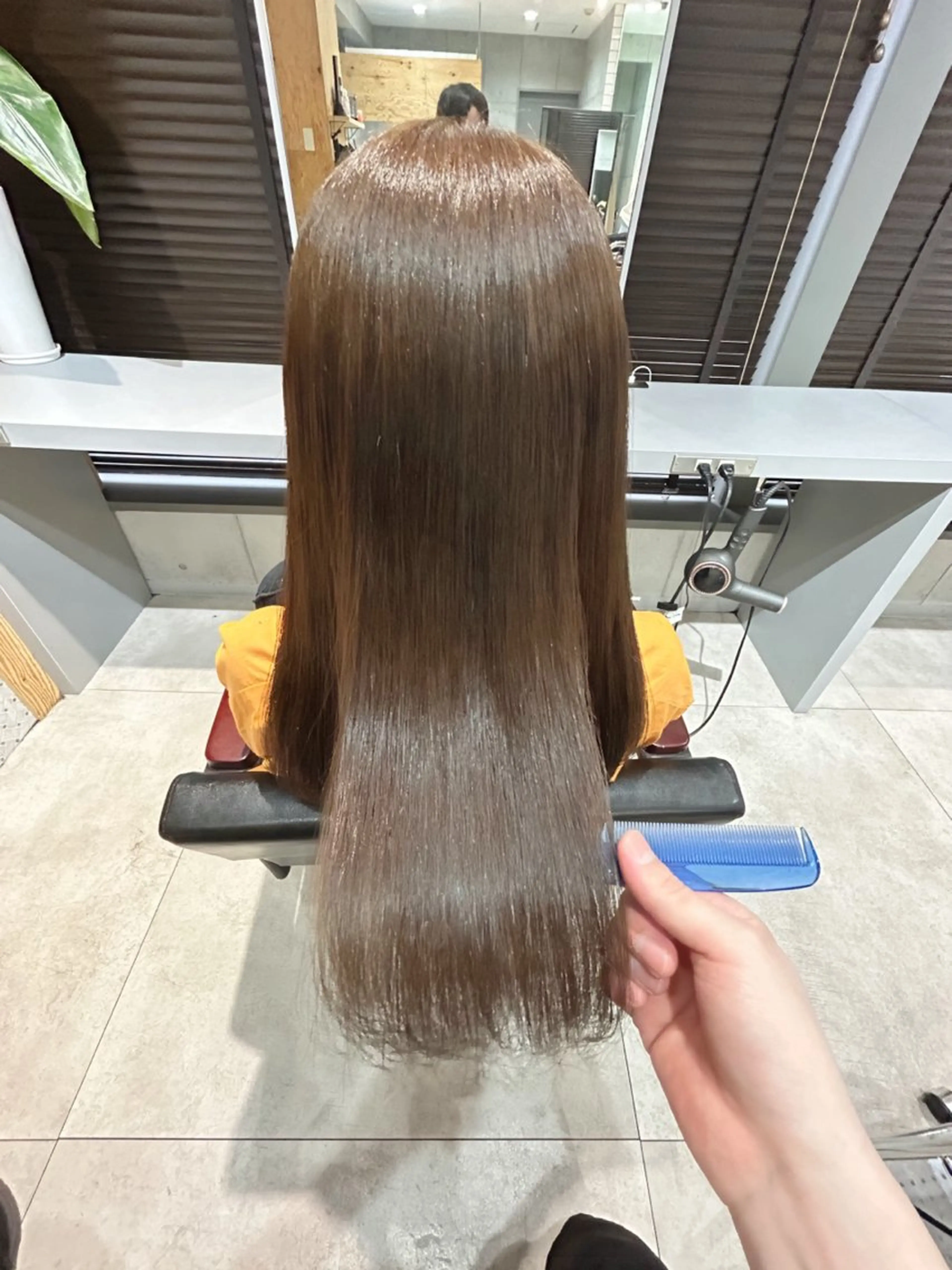 ロング カラー カット 縮毛矯正 ヘッドスパ ヘアセット 🌈艶髪人気№１🌈 newi池袋店⭐江口のヘアスタイル