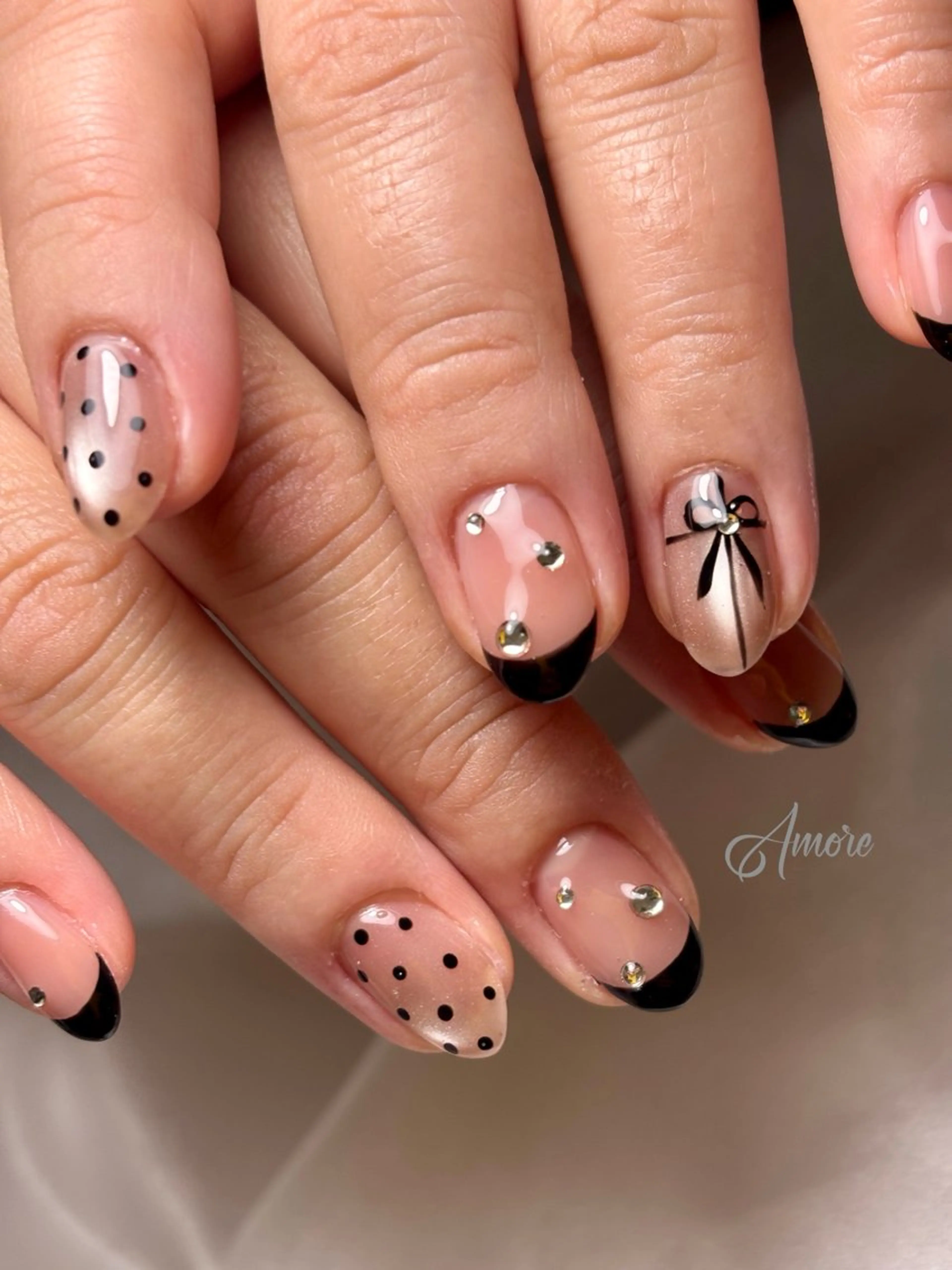 ネイル 桜ネイル ジェルネイル キラキラネイル 韓国ネイル マグネットネイル You kyehwaのネイルデザイン