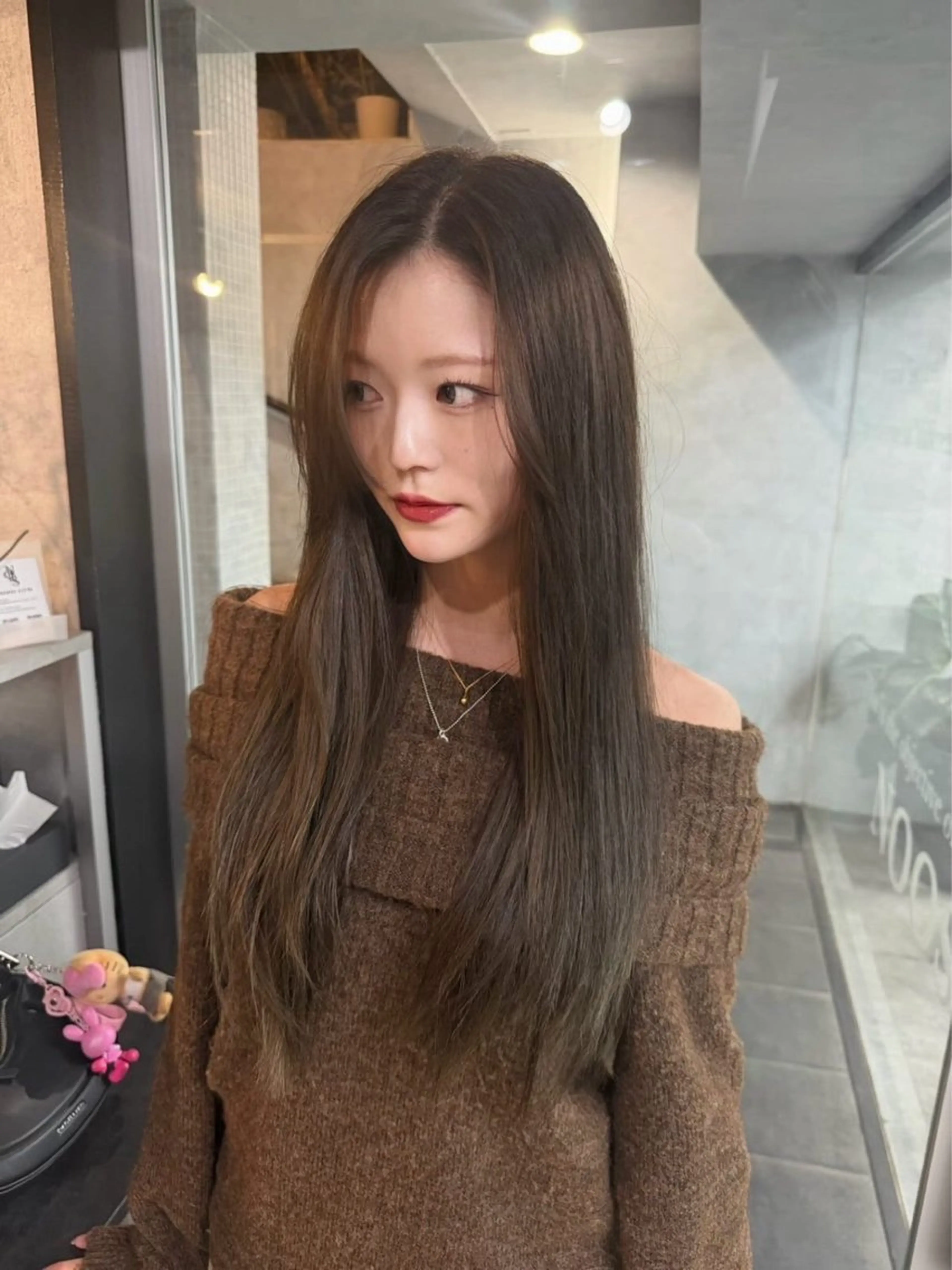 ロング カラー カット ヘアカラー トリートメント 表参道/中明度カラー /レイヤー/Youのヘアスタイル