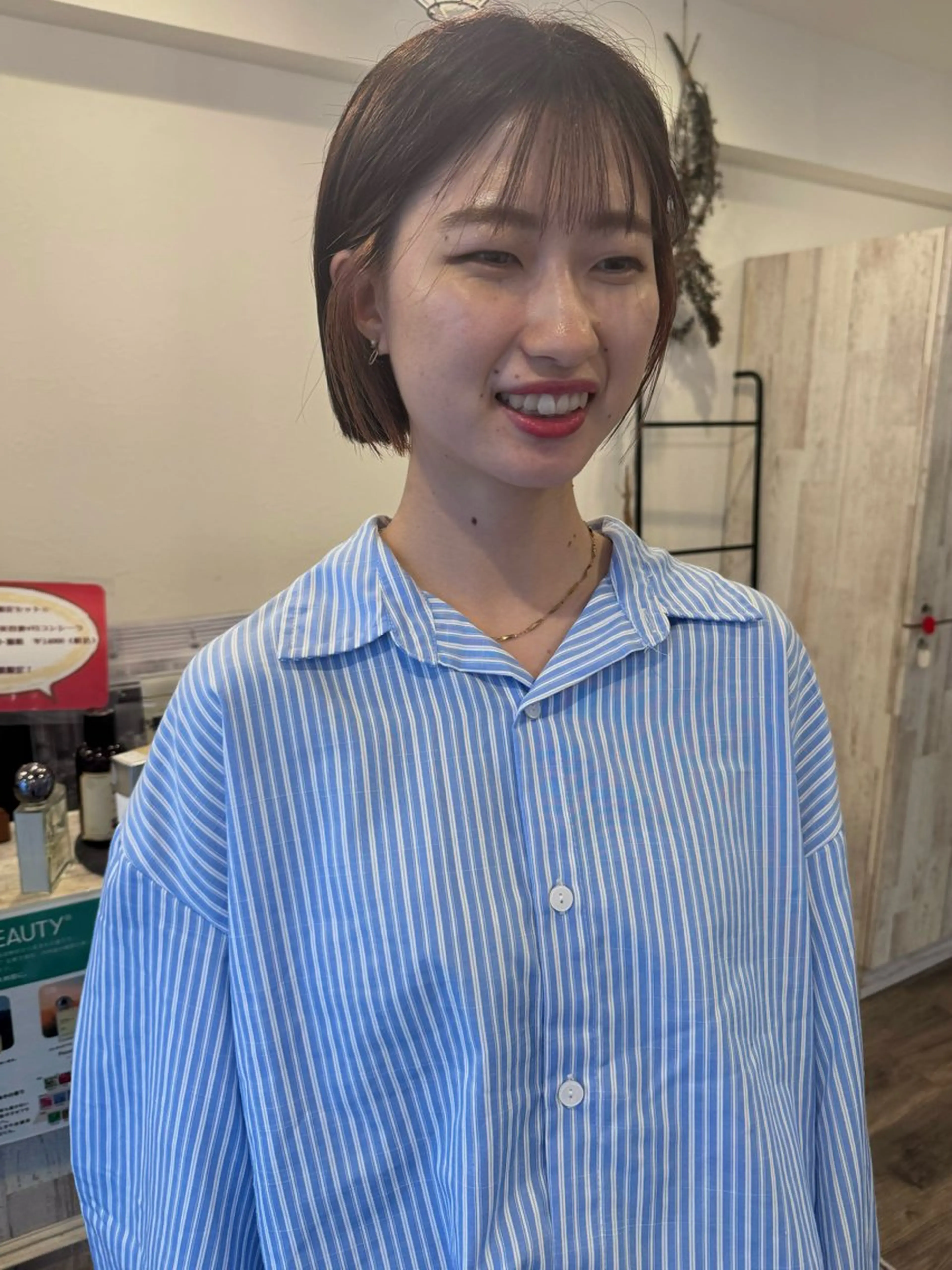 ショート カラー イヤリングカラー ボブ ヘアカラー m ā l o.🌷 サカモトマイコのヘアスタイル