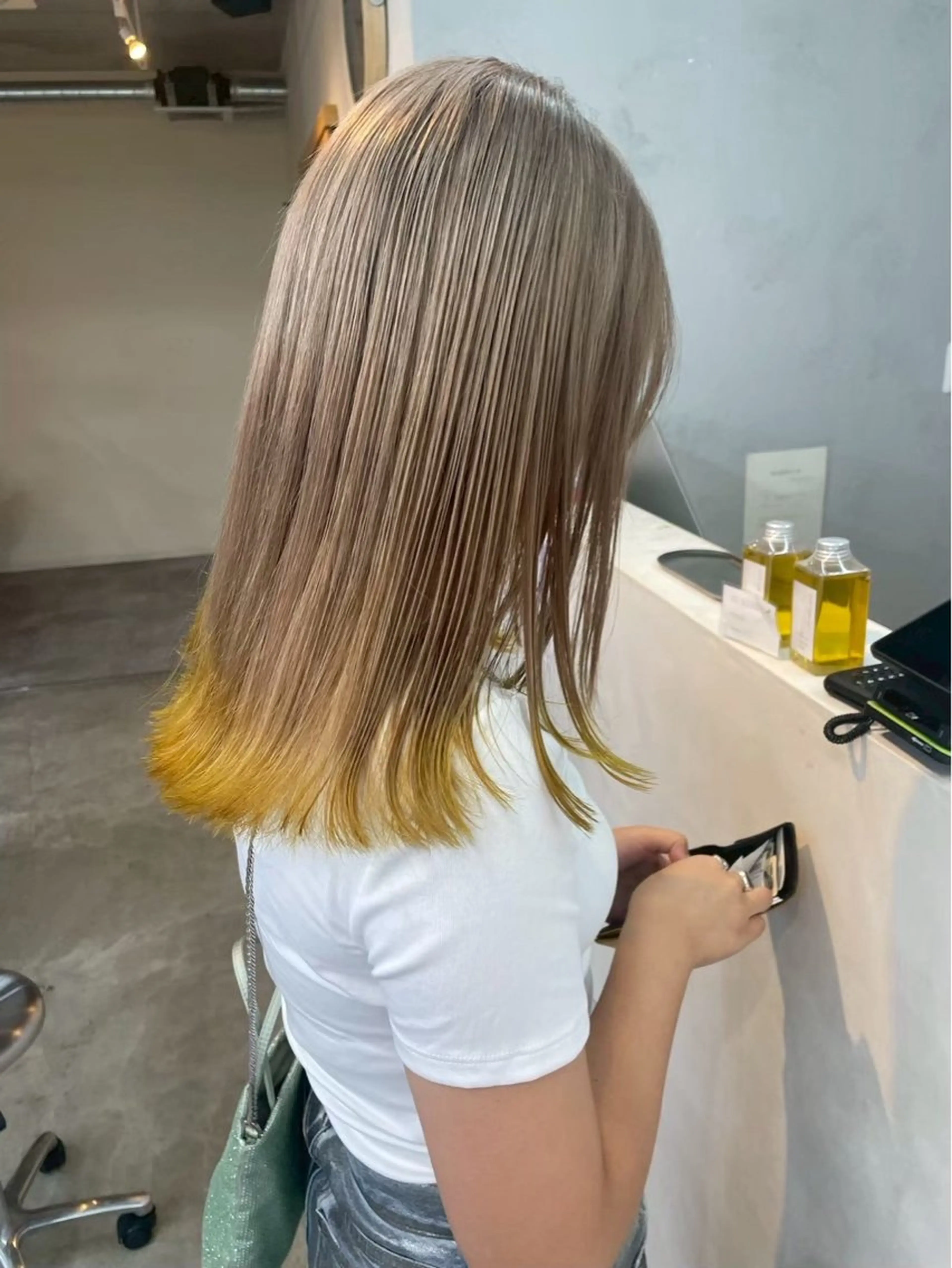 ダブルカラー💛の写真