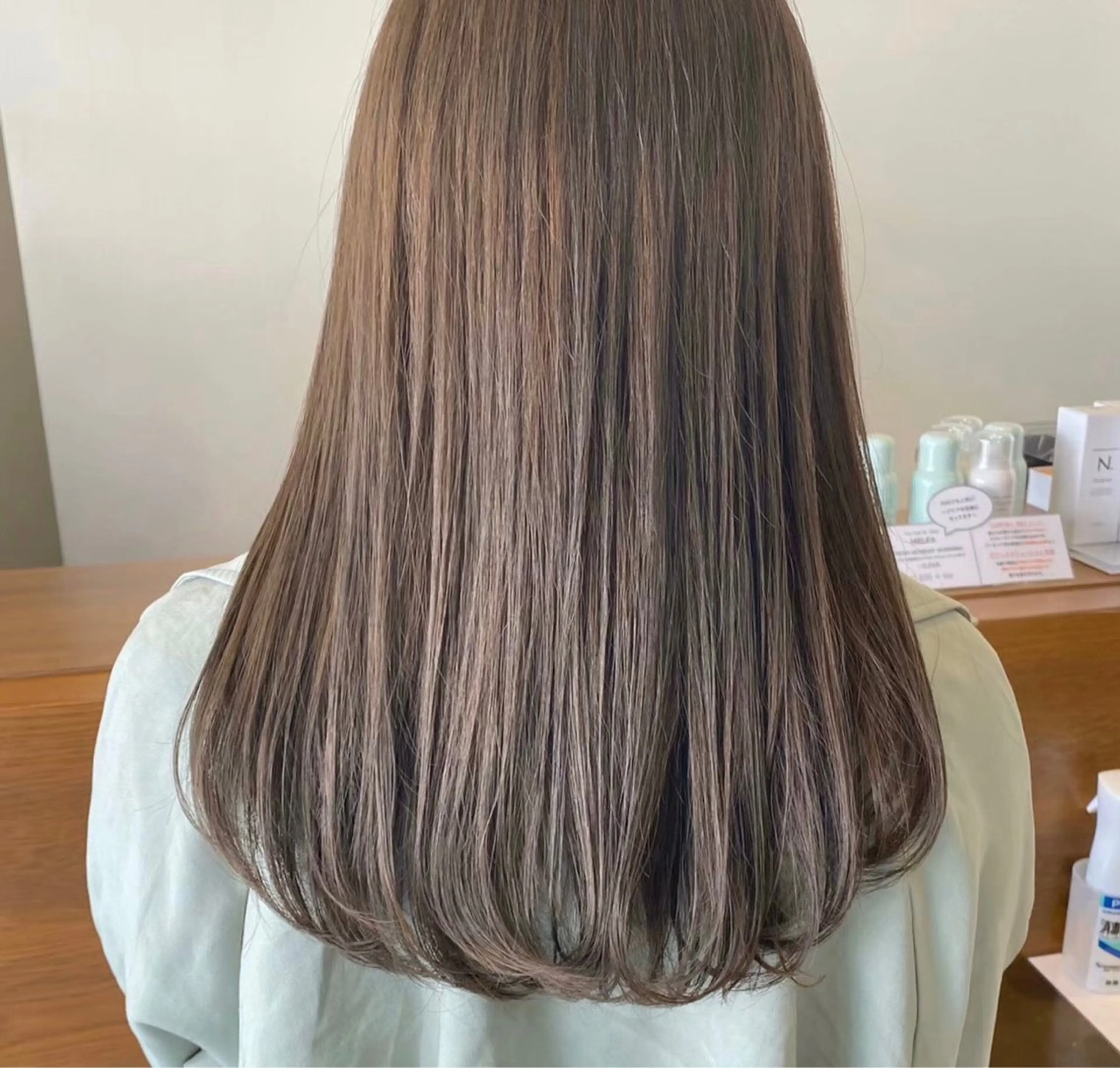 ロング カラー Cote所属・大島桃花 / 表参道 透明感カラーのヘアスタイル